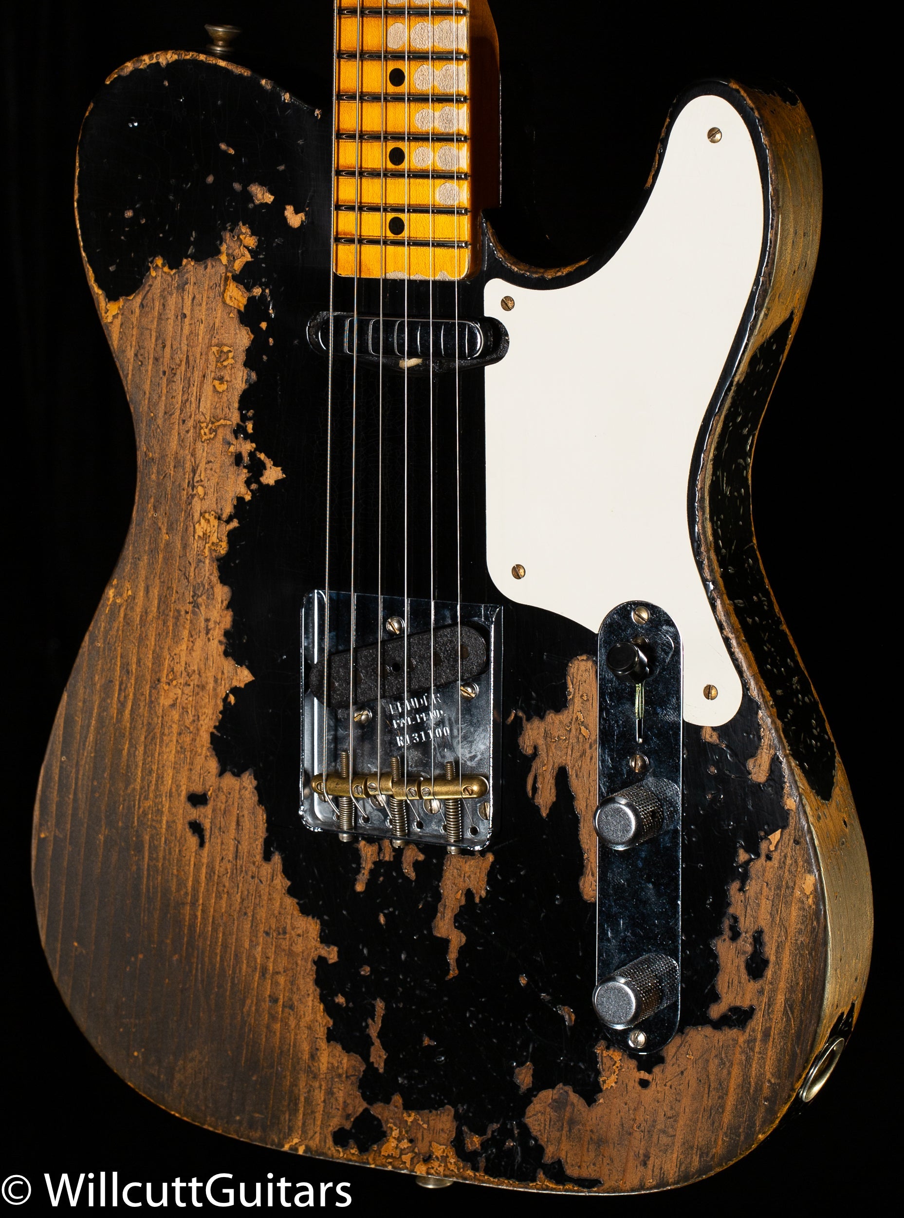 Fender Custom Shop LTD Roasted Pine Double Esquire Super Heavy Relic Aged Black (100)