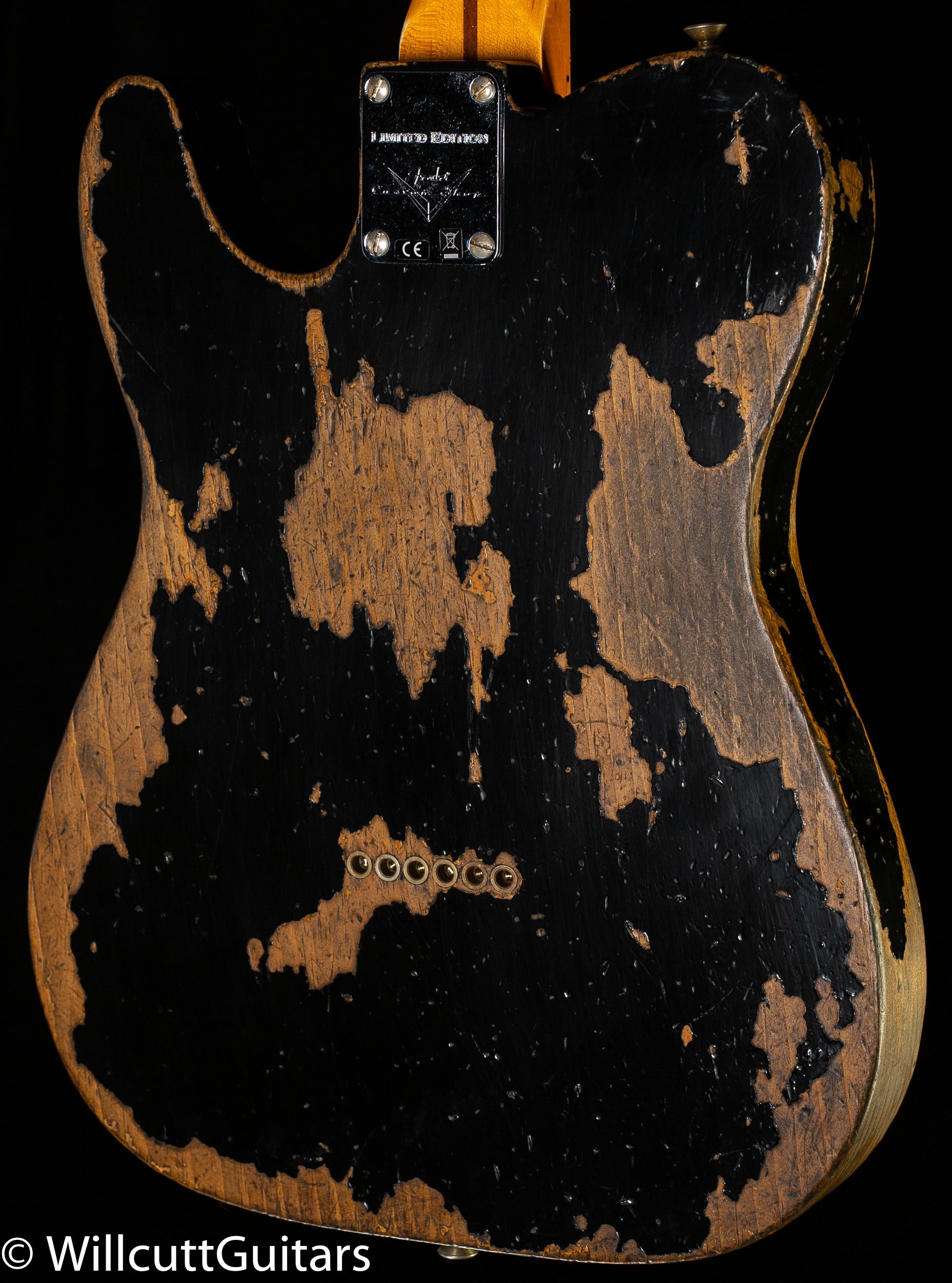 Fender Custom Shop LTD Roasted Pine Double Esquire Super Heavy Relic Aged Black (100)