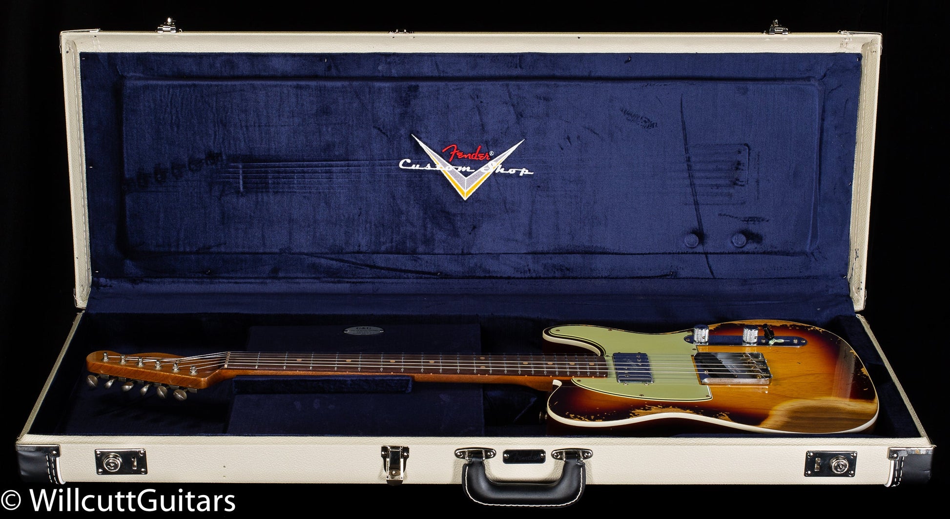 Fender Custom Shop LTD CuNiFe Telecaster Custom Heavy Relic Chocolate 3-Tone Sunburst (113)