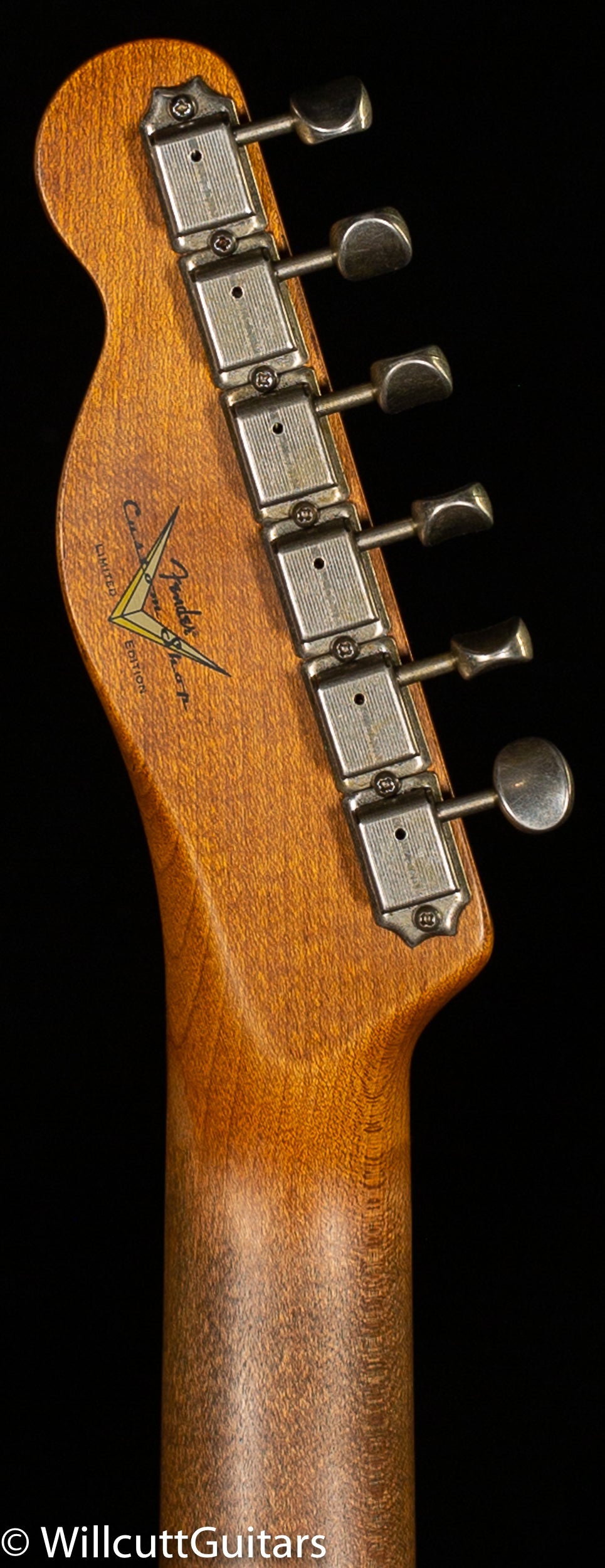 Fender Custom Shop LTD CuNiFe Roasted Telecaster Custom Heavy Relic Aged Surf Green over 3-Tone Sunburst (120)