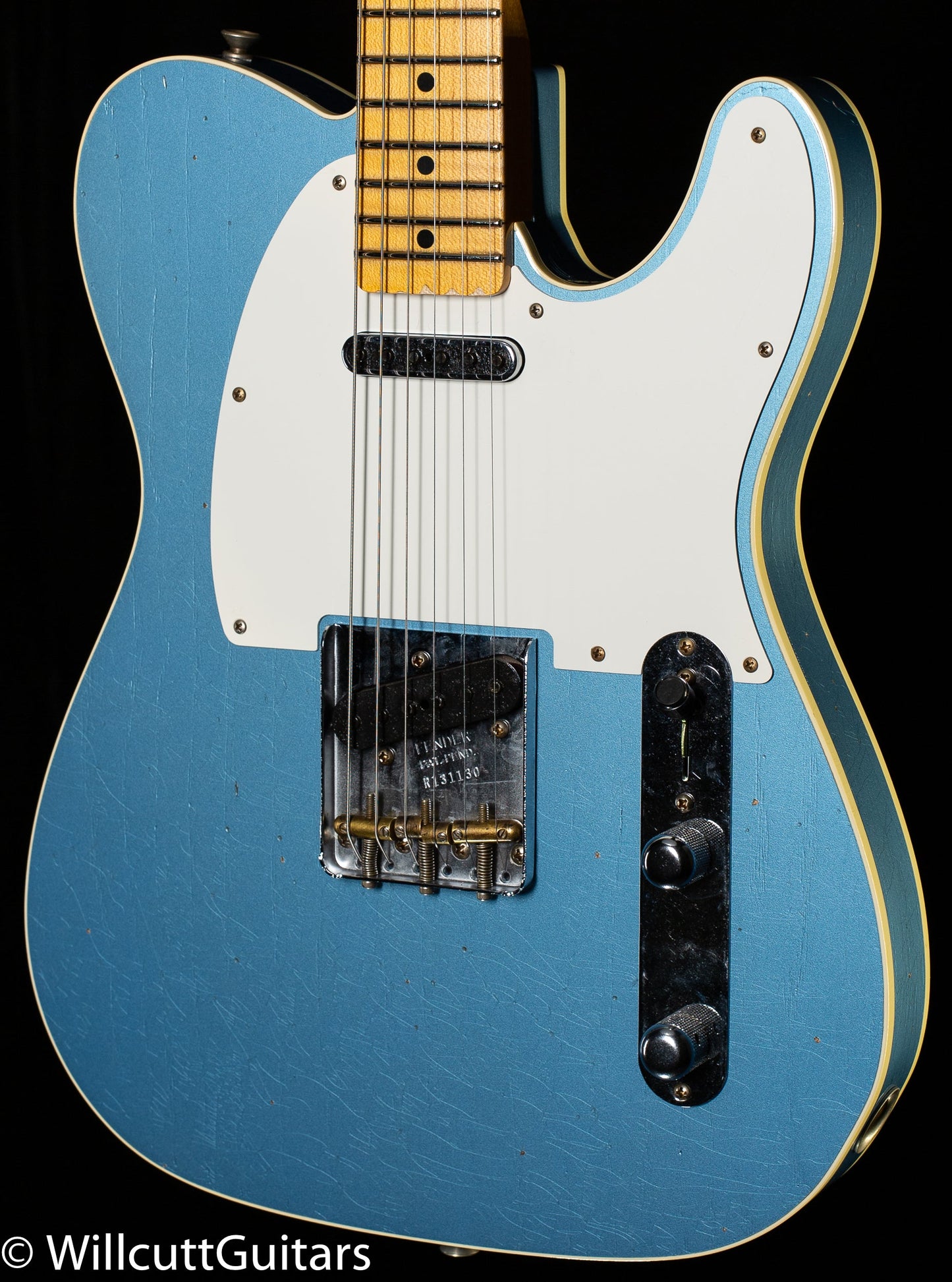 Fender Custom Shop LTD Tomatillo Telecaster Custom Relic Super Faded Aged Lake Placid Blue (130)
