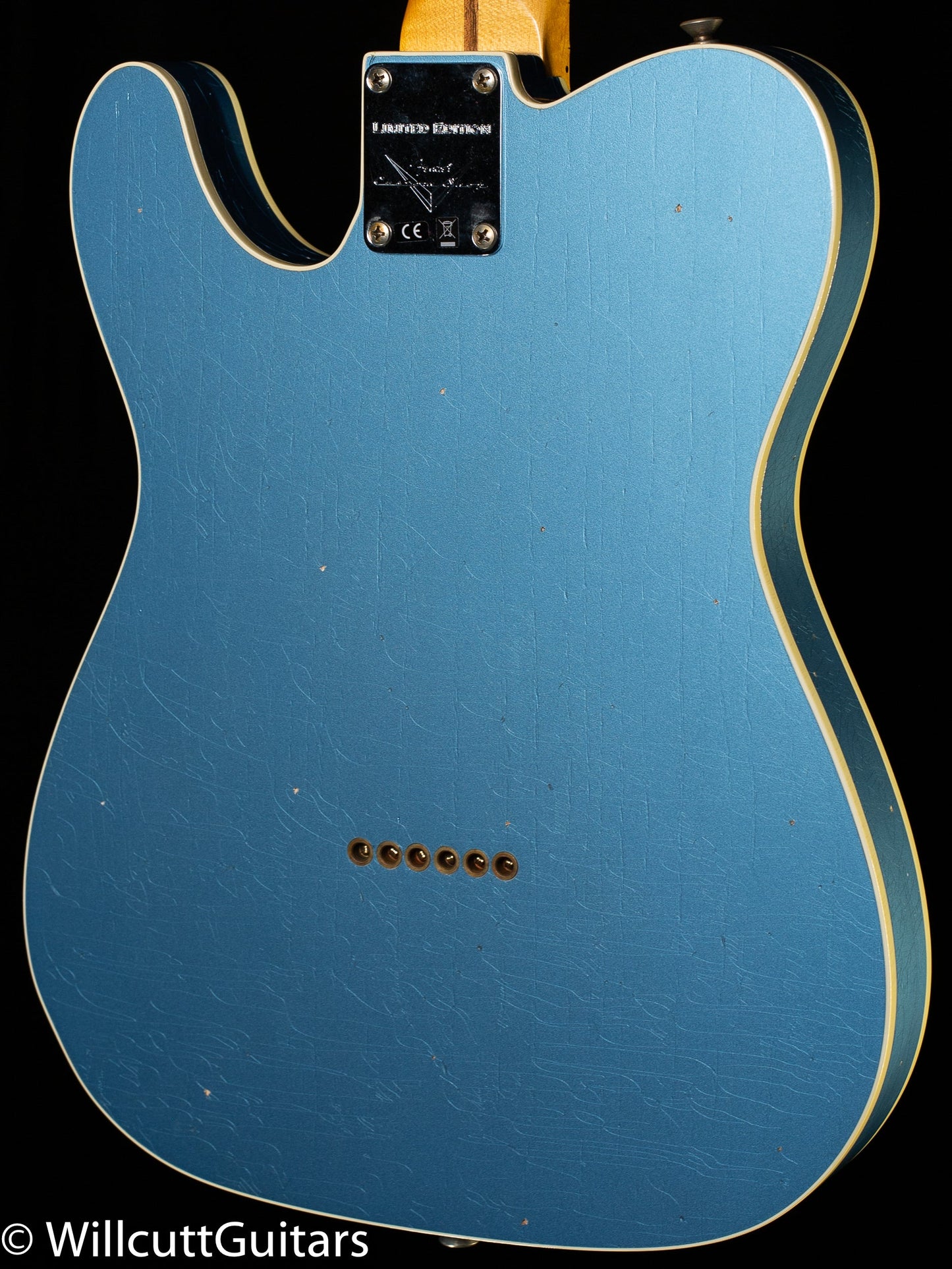 Fender Custom Shop LTD Tomatillo Telecaster Custom Relic Super Faded Aged Lake Placid Blue (130)