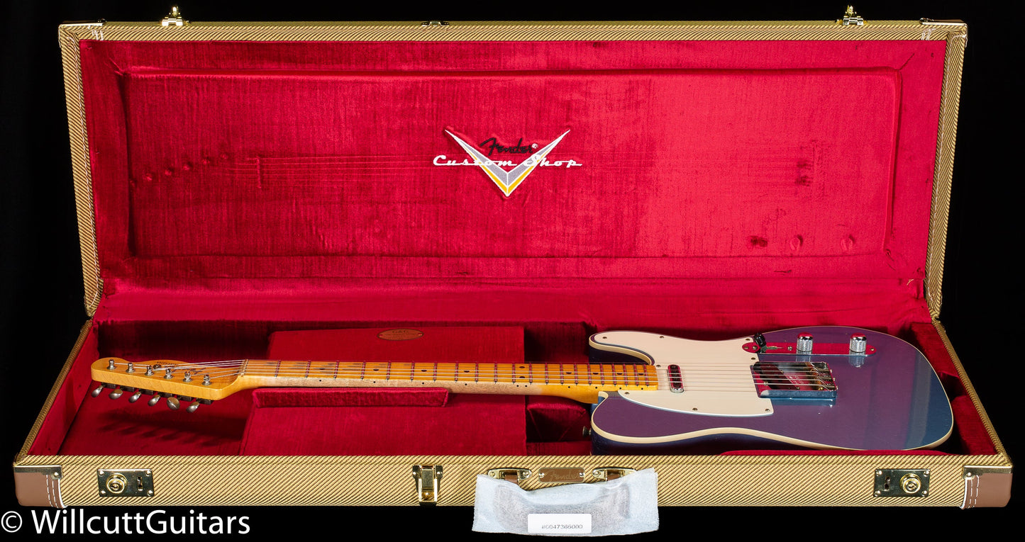 Fender Custom Shop LTD Tomatillo Telecaster Custom Relic Super Faded Aged Lake Placid Blue (130)