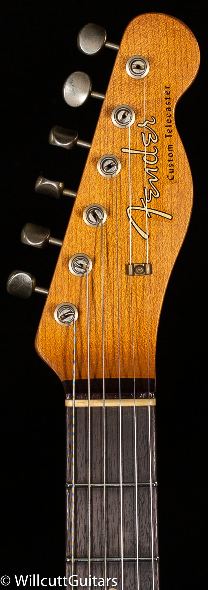 Fender Custom Shop LTD CuNiFe Telecaster Custom Heavy Relic Aged Black Over 3-Tone Sunburst (145)