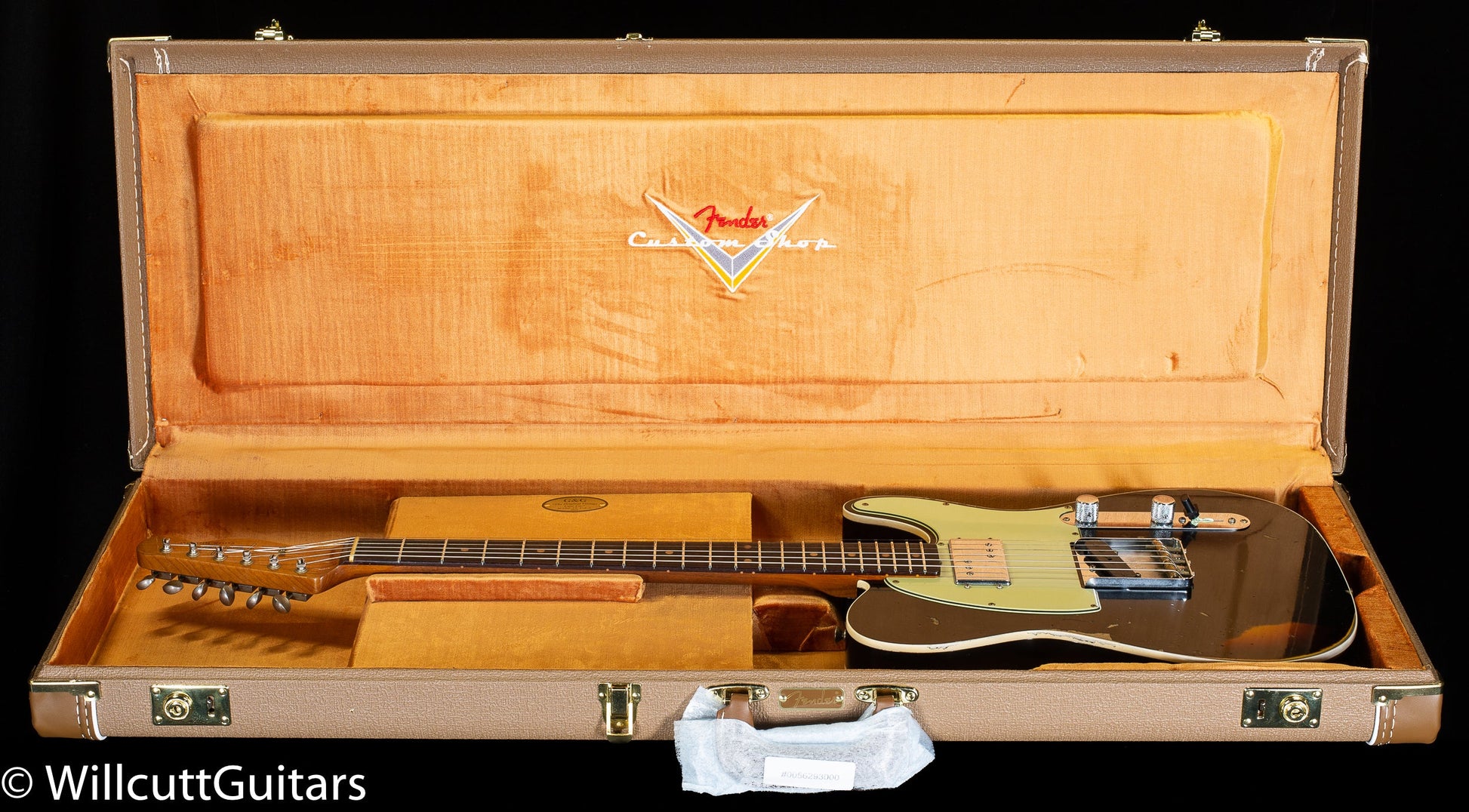 Fender Custom Shop LTD CuNiFe Telecaster Custom Heavy Relic Aged Black Over 3-Tone Sunburst (145)