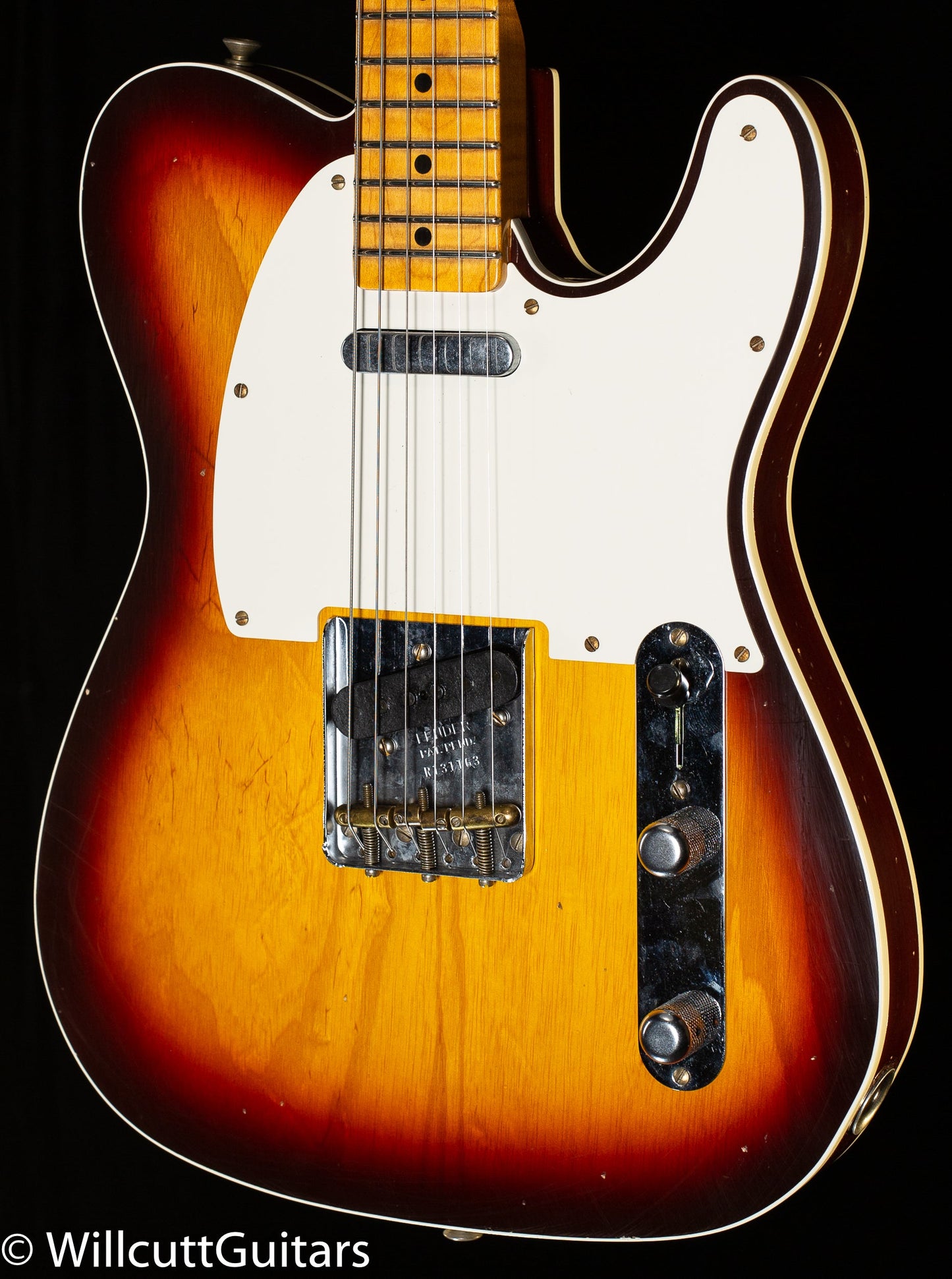 Fender Custom Shop LTD 50’s Twisted Telecaster Custom Journeyman Relic Chocolate 3-Color Sunburst (163)