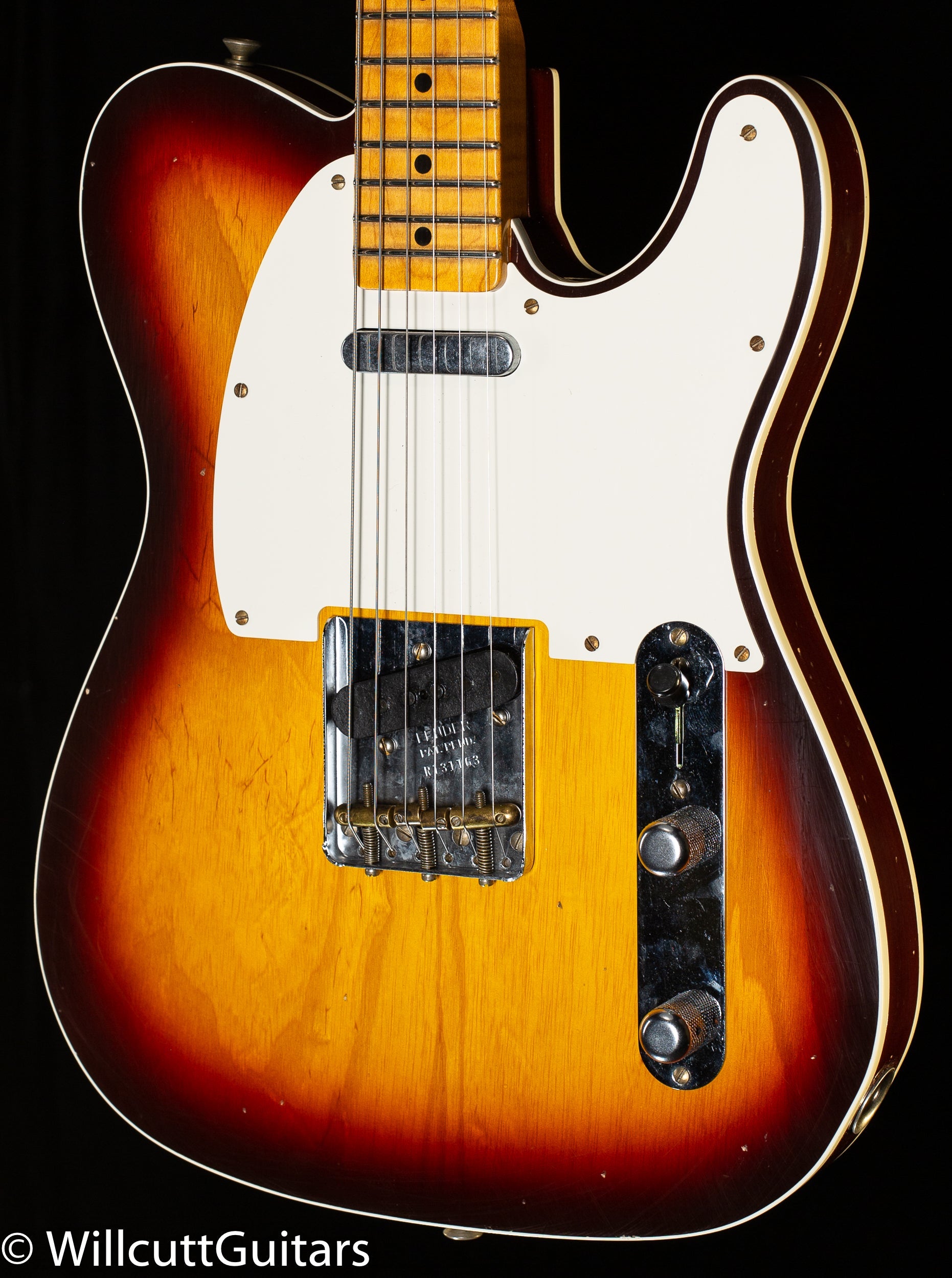 Fender Custom Shop LTD 50’s Twisted Telecaster Custom Journeyman Relic Chocolate 3-Color Sunburst (163)
