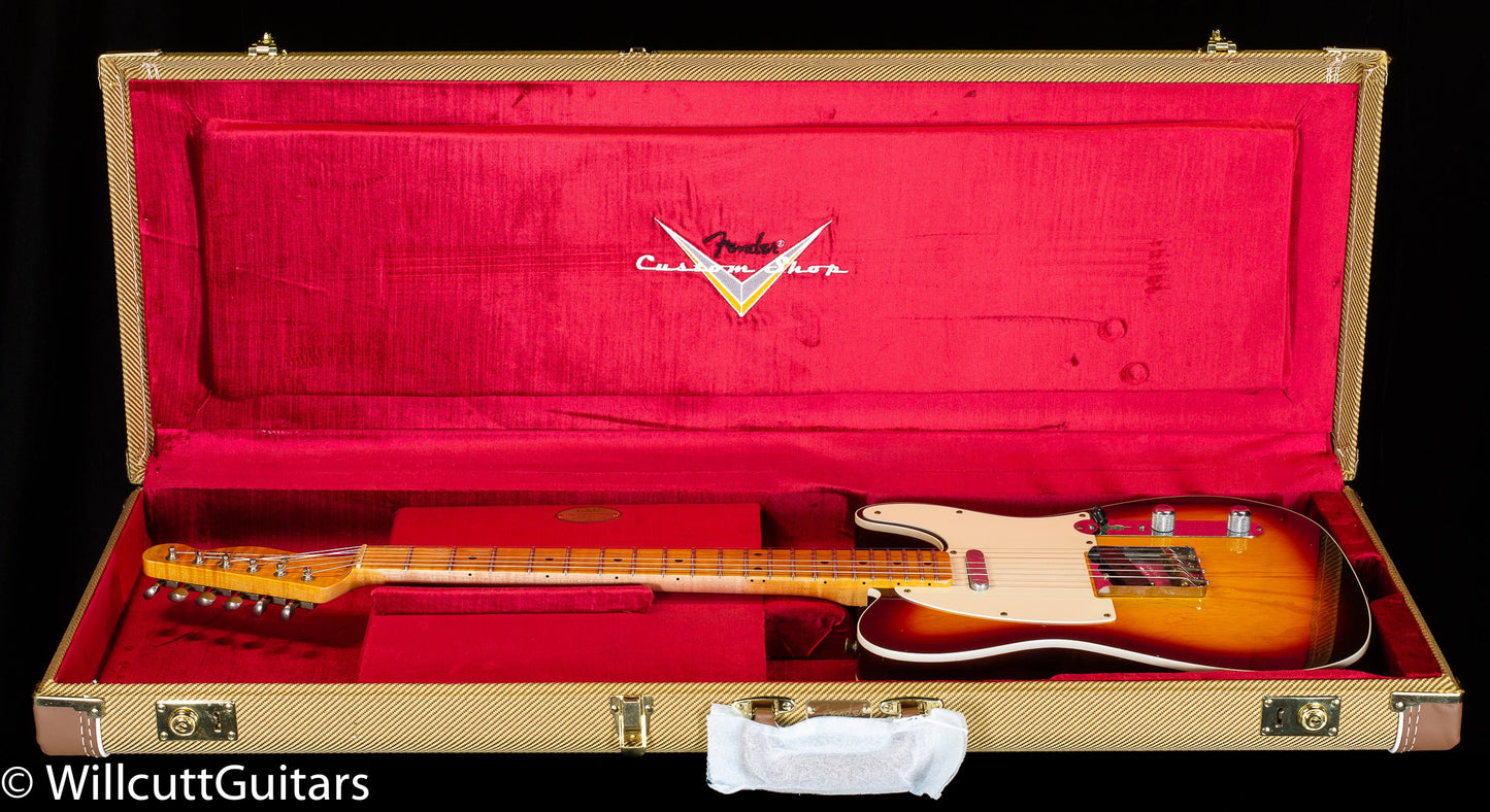 Fender Custom Shop LTD 50’s Twisted Telecaster Custom Journeyman Relic Chocolate 3-Color Sunburst (163)