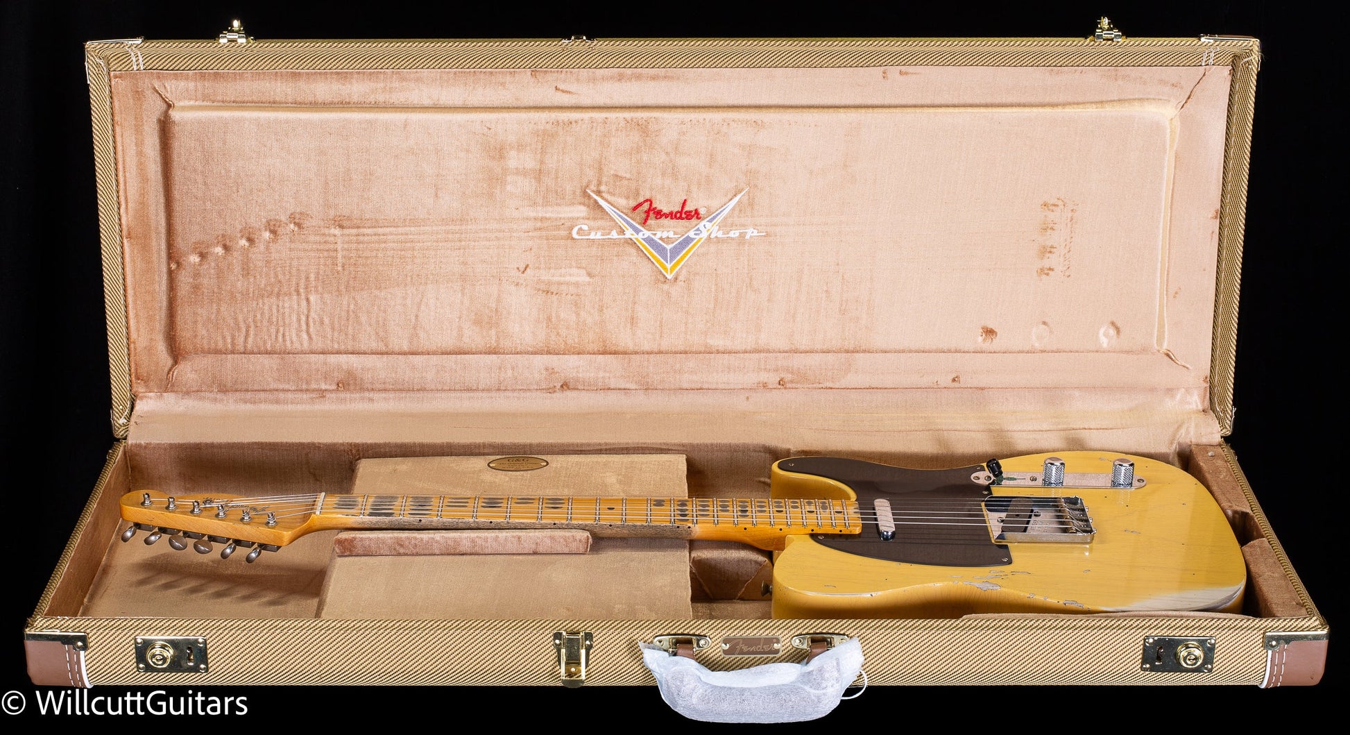 Fender Custom Shop 1950 Double Esquire Heavy Relic Aged Nocaster Blonde (445)