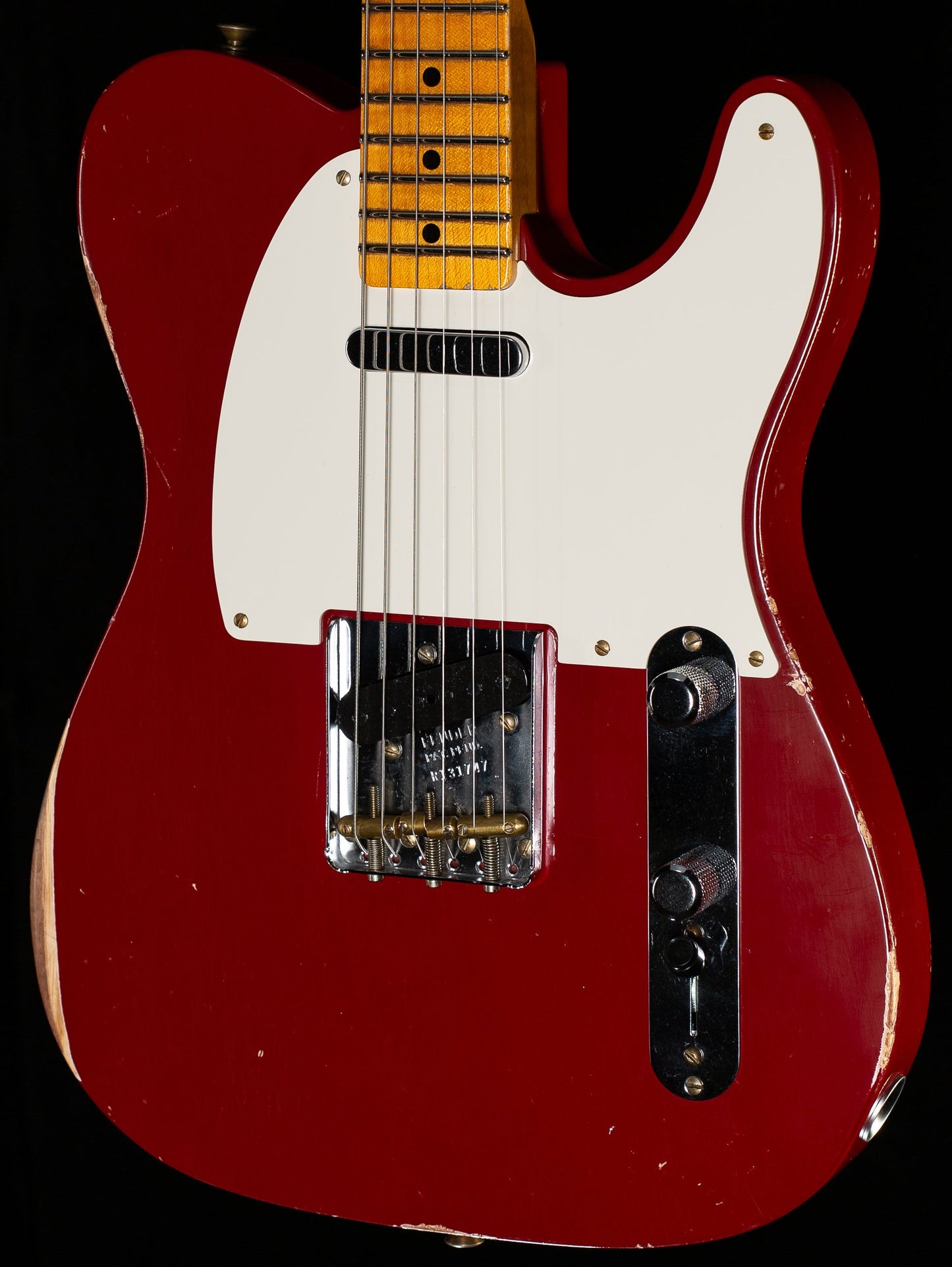 Fender Custom Shop LTD Reverse '50s Telecaster Aged Cimarron Red (747)