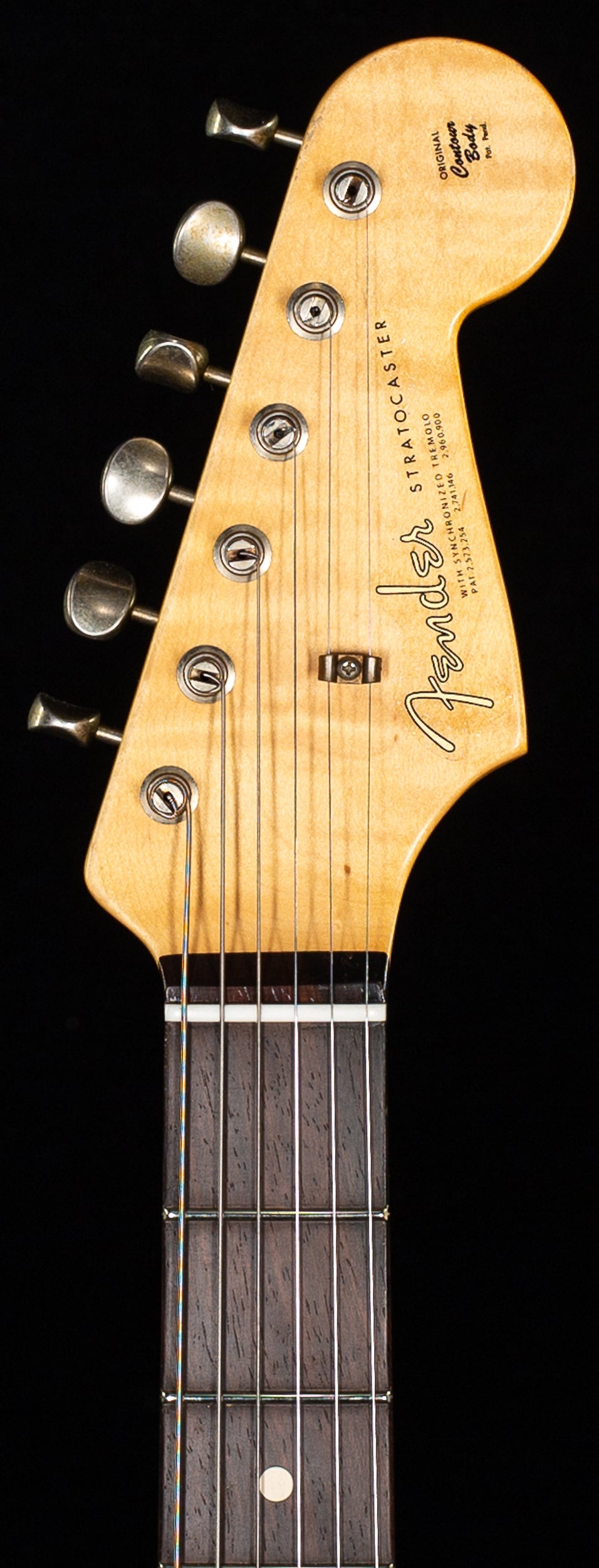 Fender Custom Shop Masterbuilt Andy Hicks True '62 Strat Journeyman Fiesta Red Brazilian 59 C (310)
