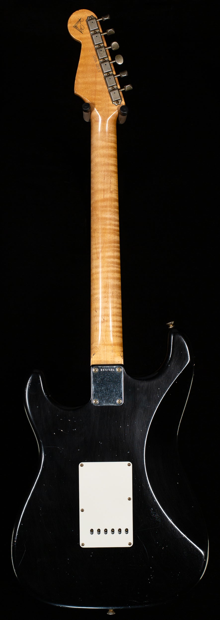 Fender Custom Shop Masterbuilt Dennis Galuzska True '62 Strat Journeyman Relic Black Brazilian '59 C (316)