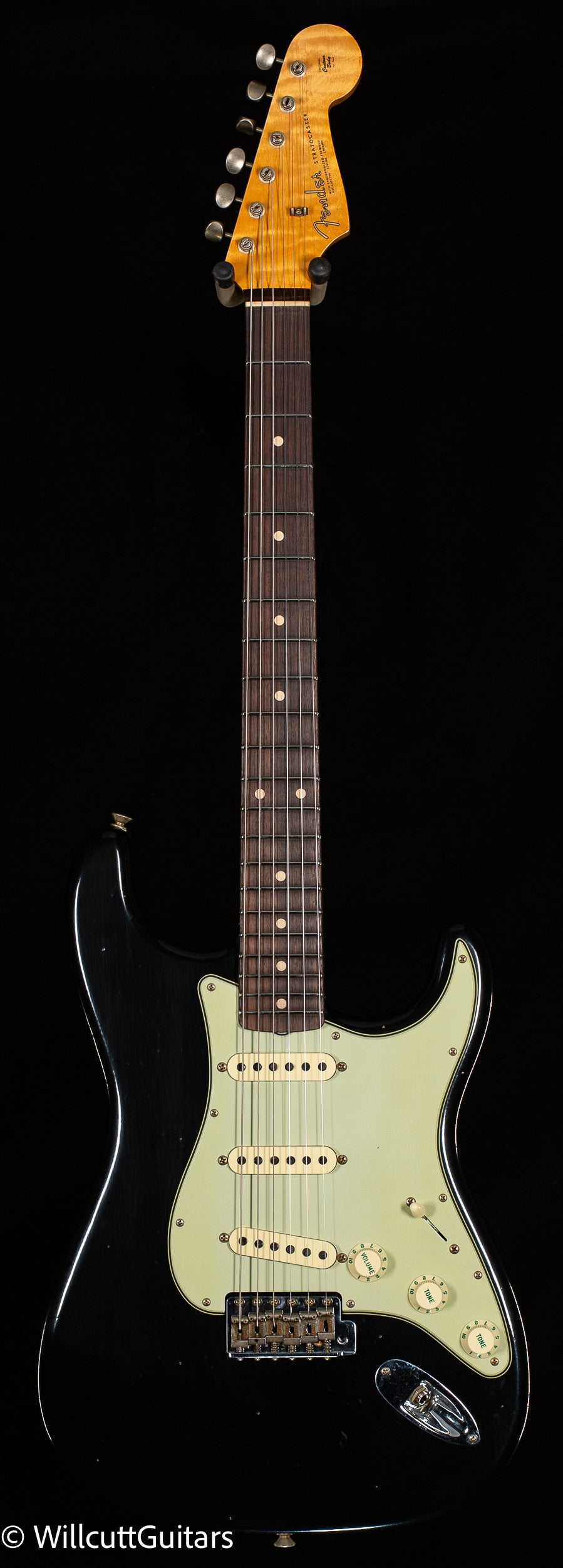 Fender Custom Shop Willcutt True '62 Stratocaster Journeyman Relic Black 59 C (433)