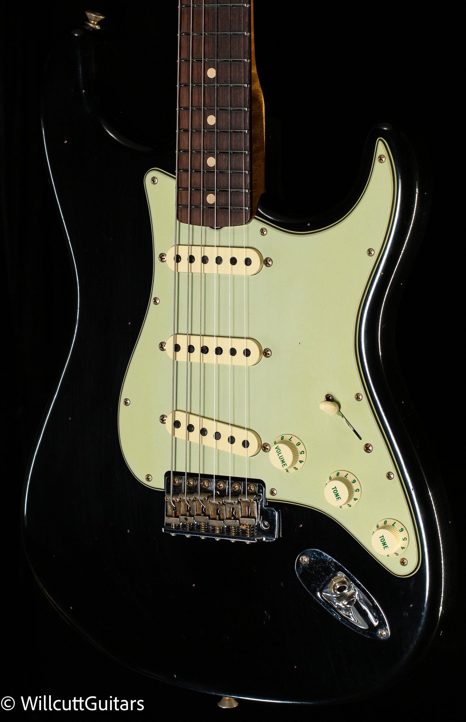 Fender Custom Shop Willcutt True '62 Stratocaster Journeyman Relic Black 59 C (433)