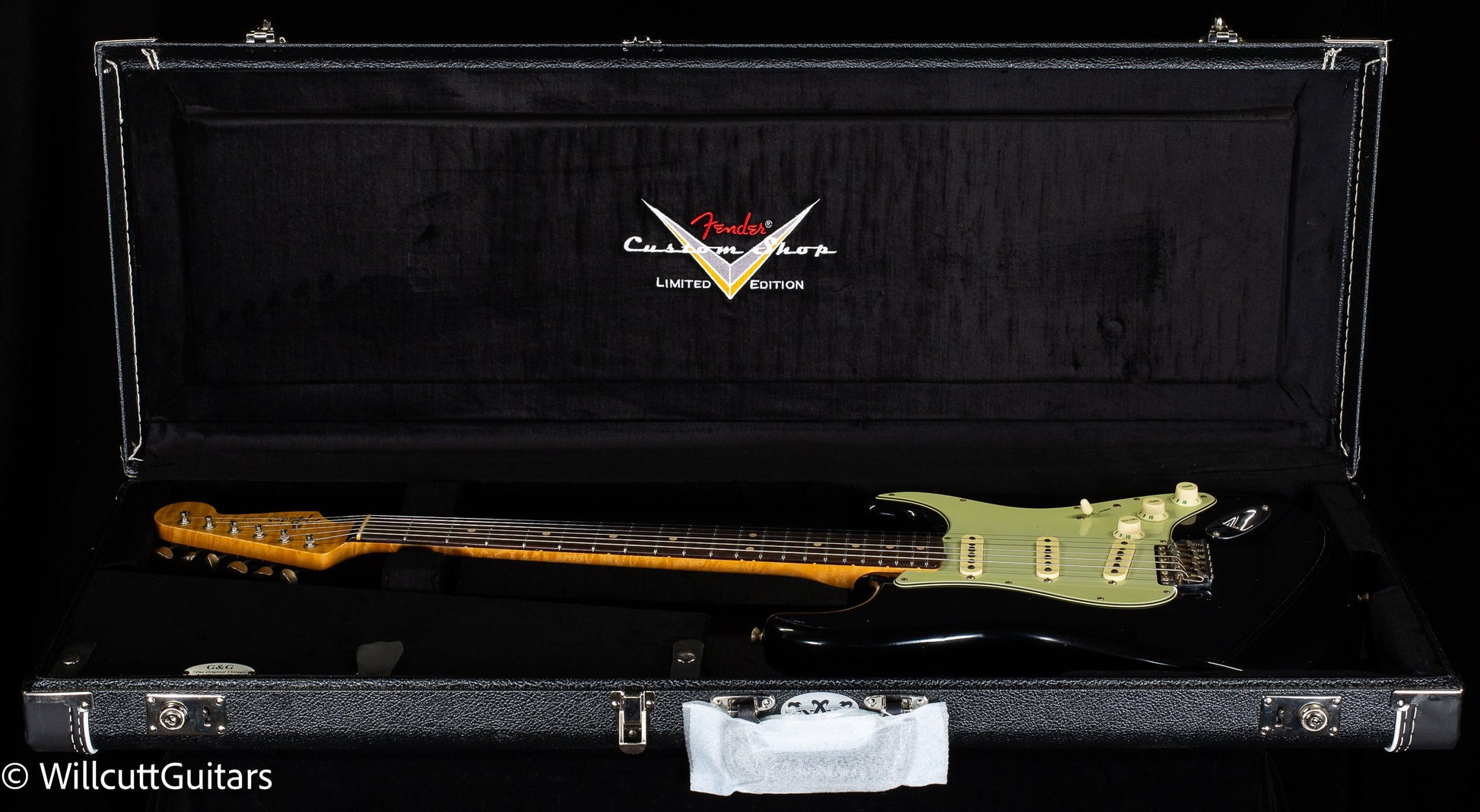 Fender Custom Shop Willcutt True '62 Stratocaster Journeyman Relic Black 59 C (433)