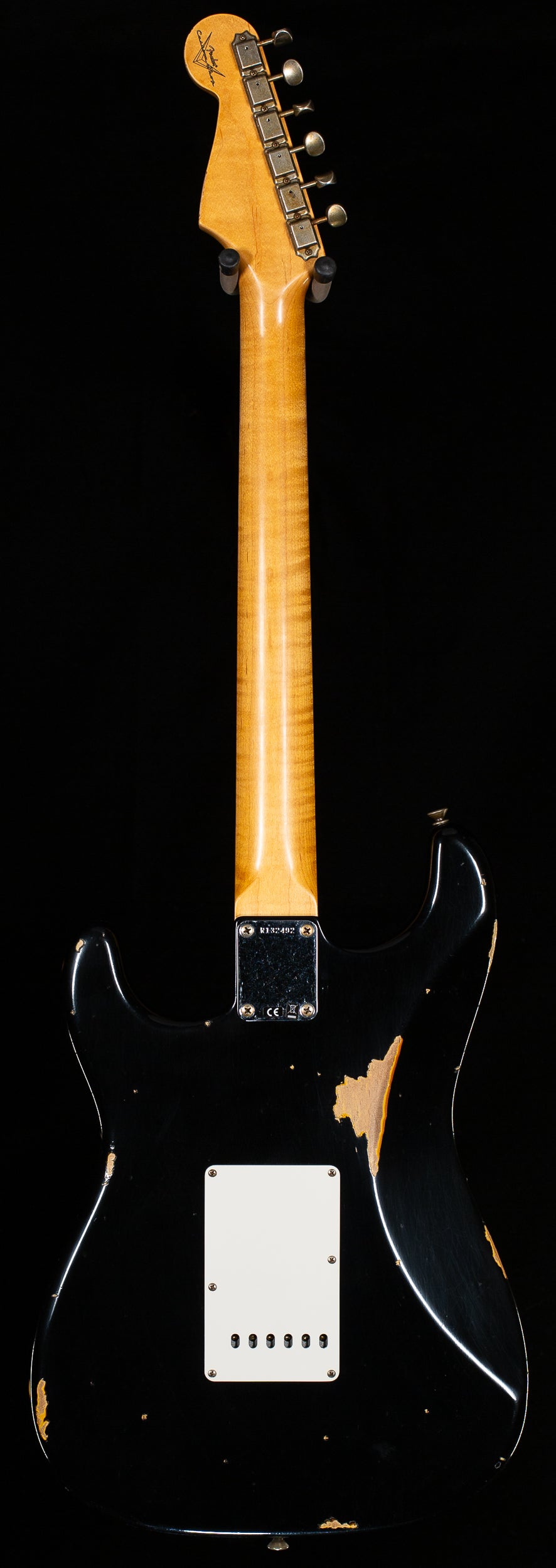 Fender Custom Shop Willcutt True '62 Stratocaster Journeyman Relic Black over 3TS '59 C (492)