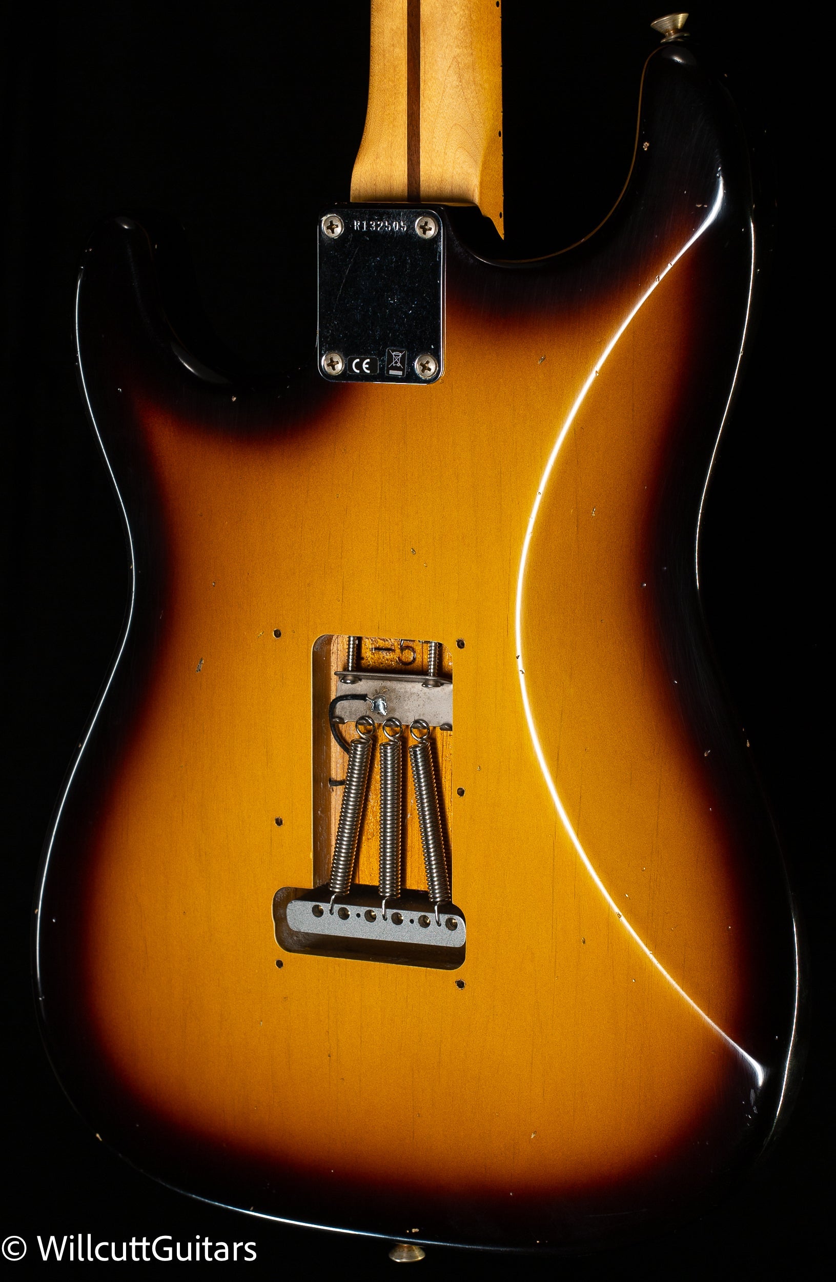 Fender Custom Shop Willcutt True '57 Stratocaster Journeyman Relic 2-Tone Sunburst 65 C (505)