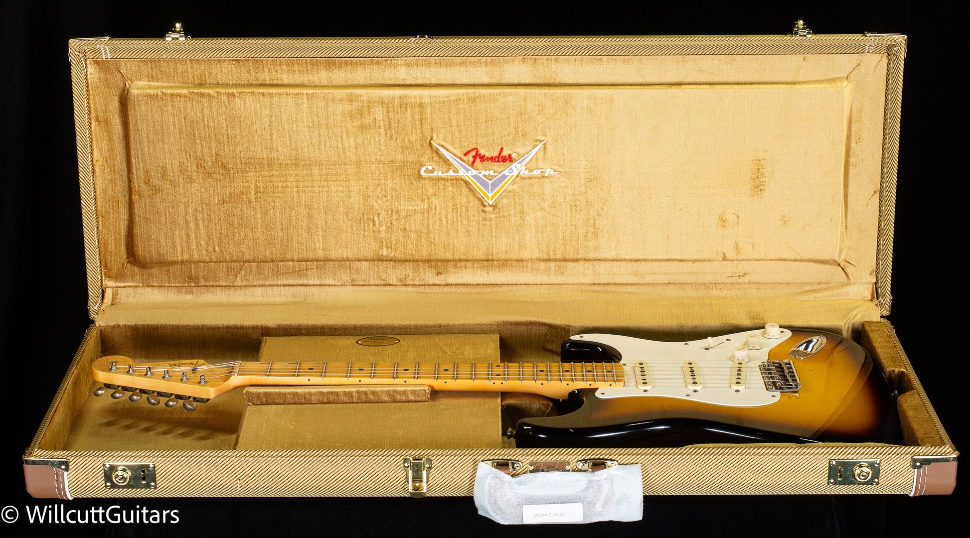 Fender Custom Shop Willcutt True '57 Stratocaster Journeyman Relic 2-Tone Sunburst 65 C (505)