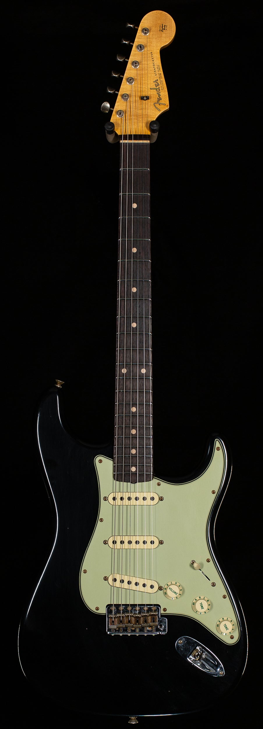 Fender Custom Shop Willcutt True '62 Stratocaster Journeyman Relic Black Large C (700)