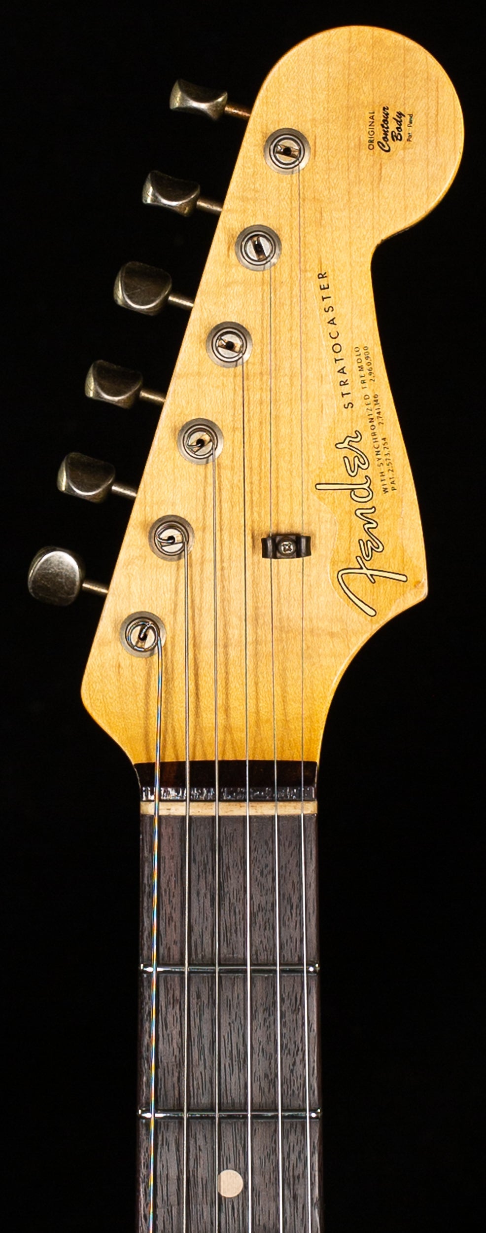 Fender Custom Shop Willcutt True '62 Stratocaster Journeyman Relic Black Large C (700)