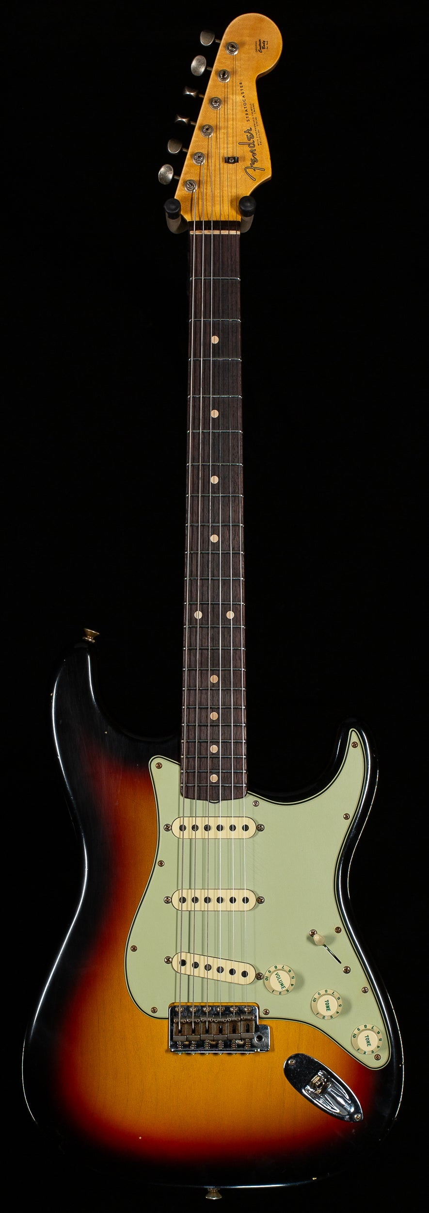 Fender Custom Shop Willcutt True '62 Stratocaster Journeyman Relic 3-Tone Sunburst Josephina Handwound 57 Soft V (712)