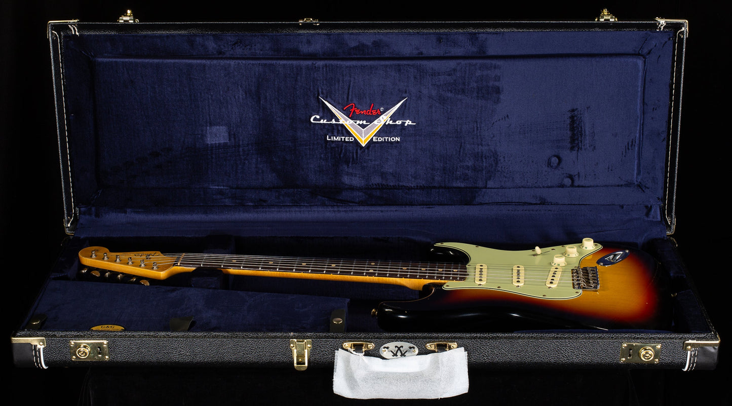 Fender Custom Shop Willcutt True '62 Stratocaster Journeyman Relic 3-Tone Sunburst Josephina Handwound 57 Soft V (712)