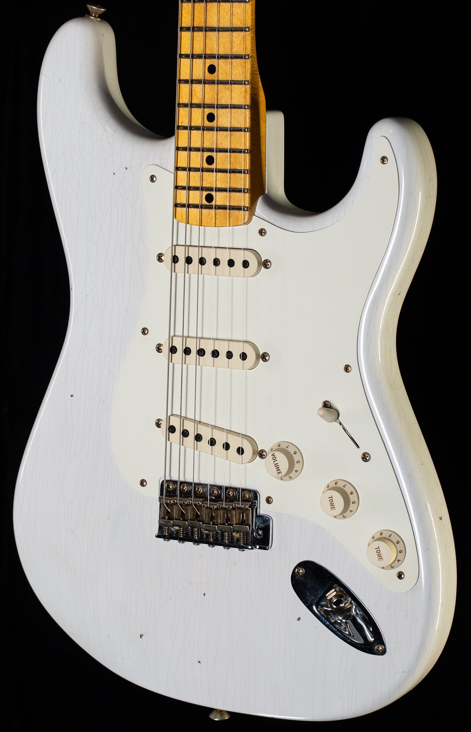 Fender Custom Shop Willcutt True '57 Stratocaster Journeyman Relic White Blonde 65 C (719)