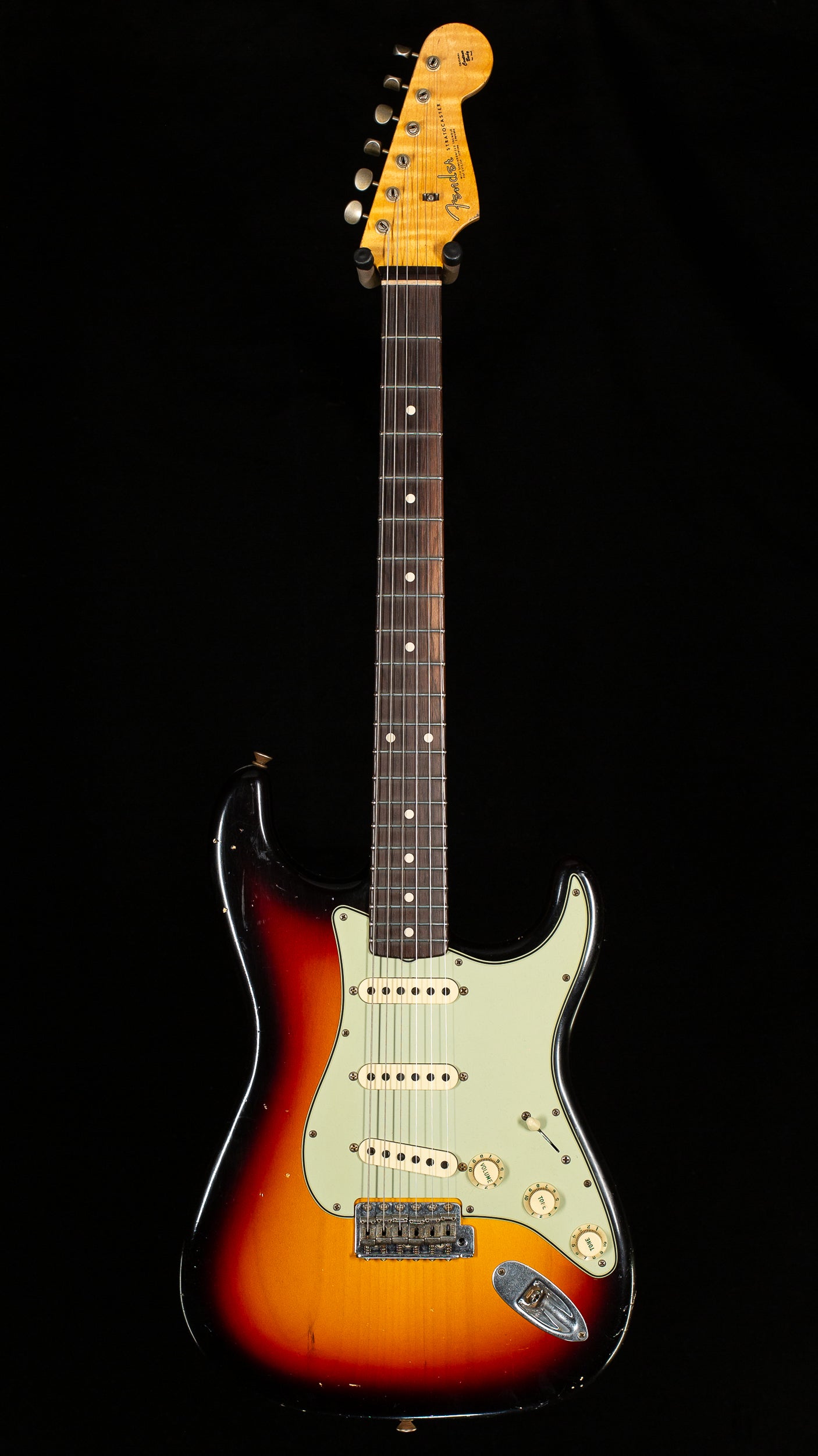 Fender Custom Shop Masterbuilt Dennis Galuzska True '62 Strat Journeyman 3-Tone Sunburst Brazilian 59 C  (792)