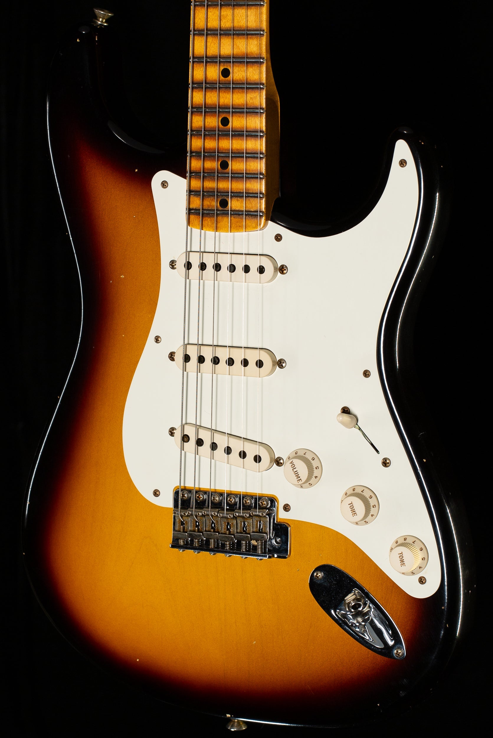Fender Custom Shop Willcutt True '57 Stratocaster Journeyman Relic 2-Tone Sunburst 65 C (878)