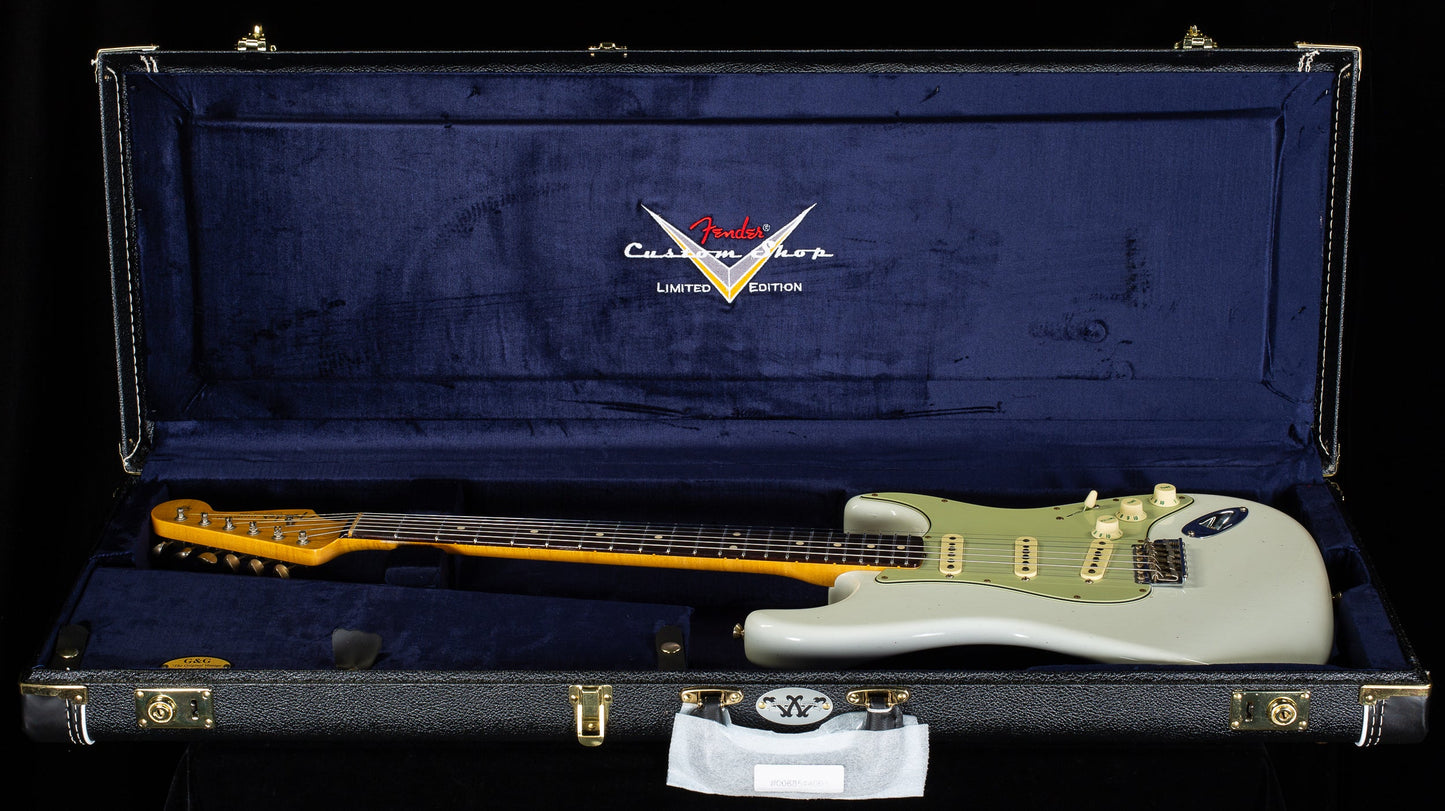 Fender Custom Shop Willcutt True '62 Stratocaster Journeyman Relic Olympic White 57 V (879)