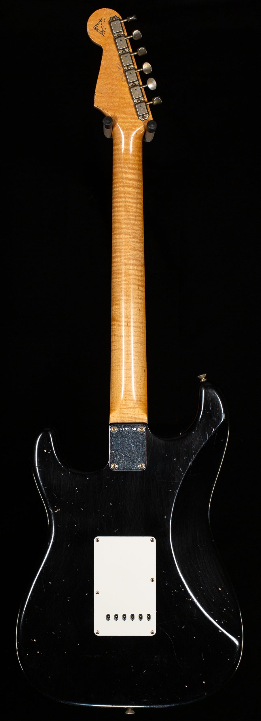 Fender Custom Shop Masterbuilt Dennis Galuzska True '62 Strat Journeyman Relic Black Brazilian 59 C (950)