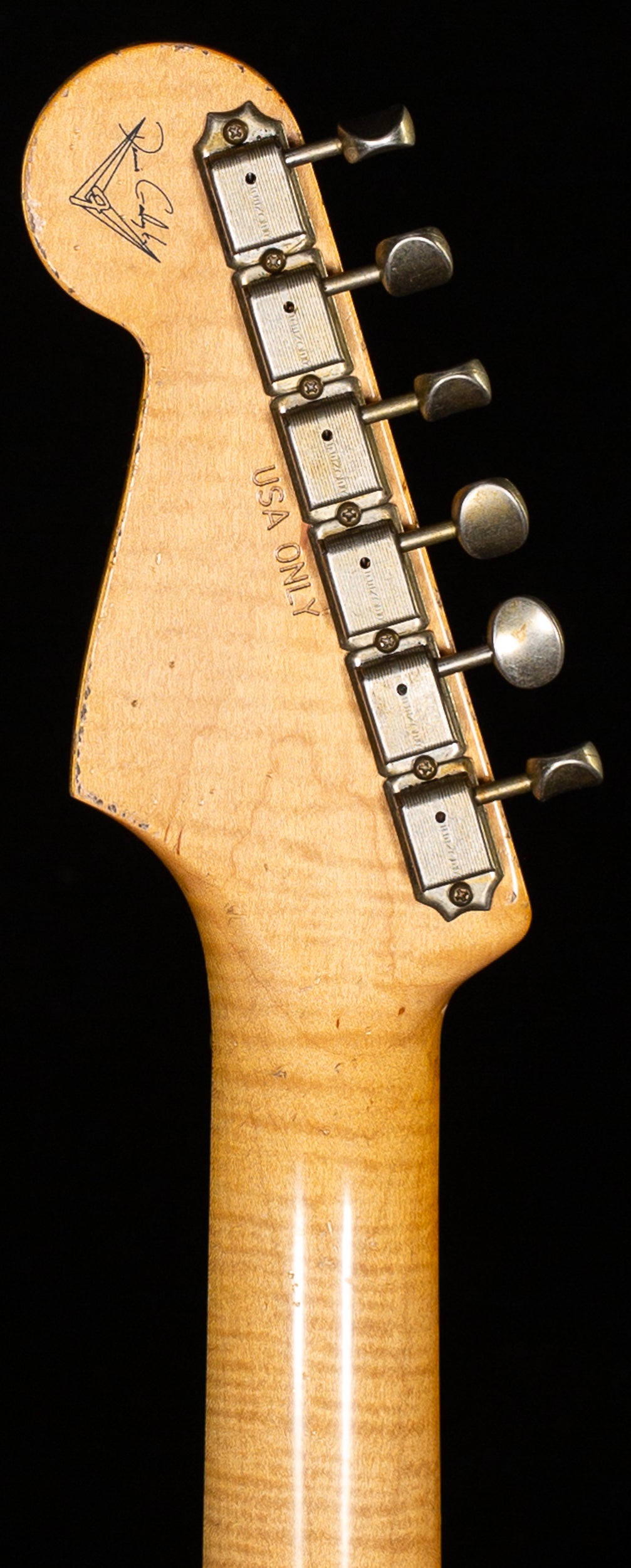 Fender Custom Shop Masterbuilt Dennis Galuzska True '62 Strat Journeyman Relic Black Brazilian 59 C (950)