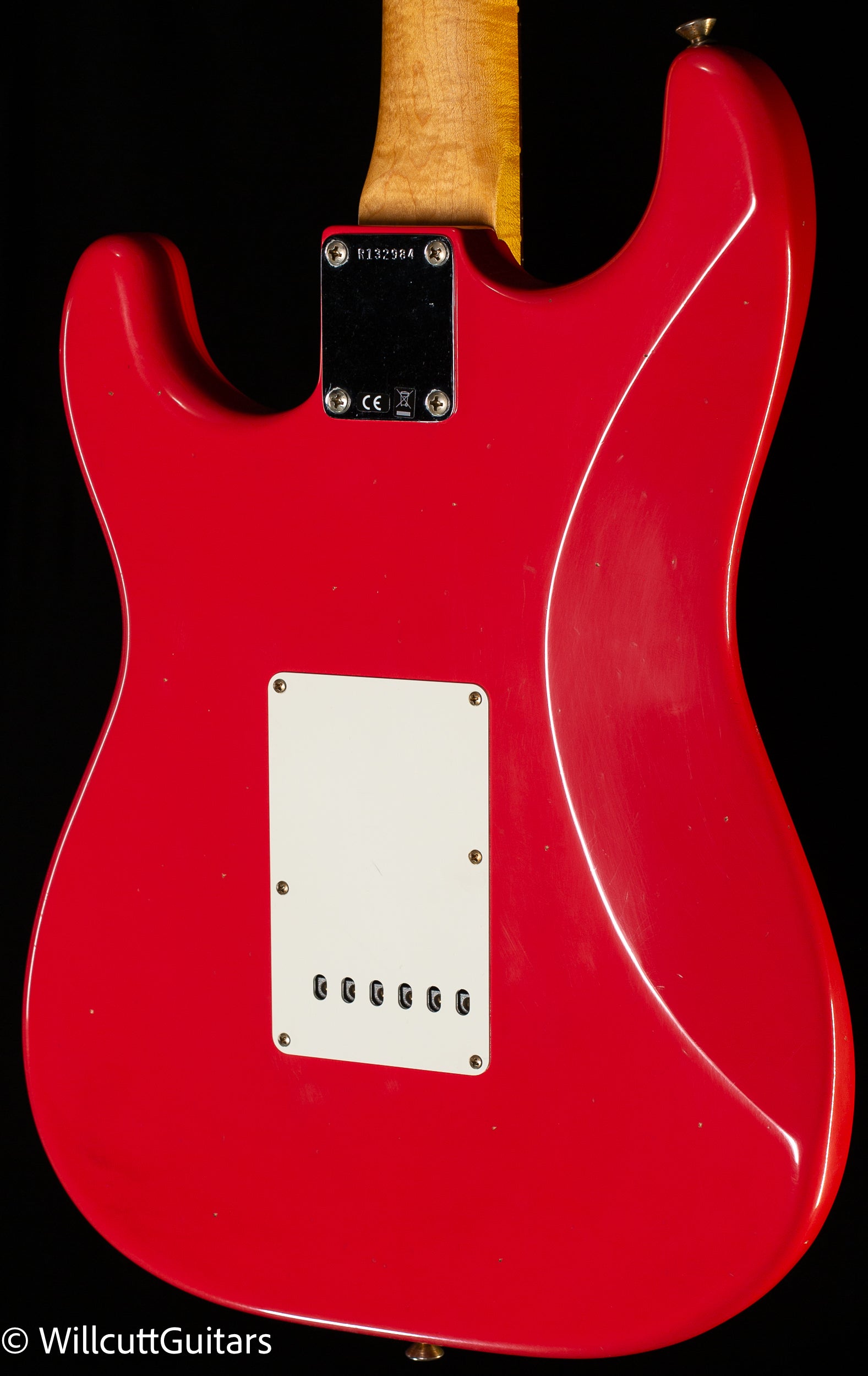 Fender Custom Shop Willcutt True '62 Stratocaster Journeyman Relic Fiesta Red Josephina Handwound 57 Soft V (984)