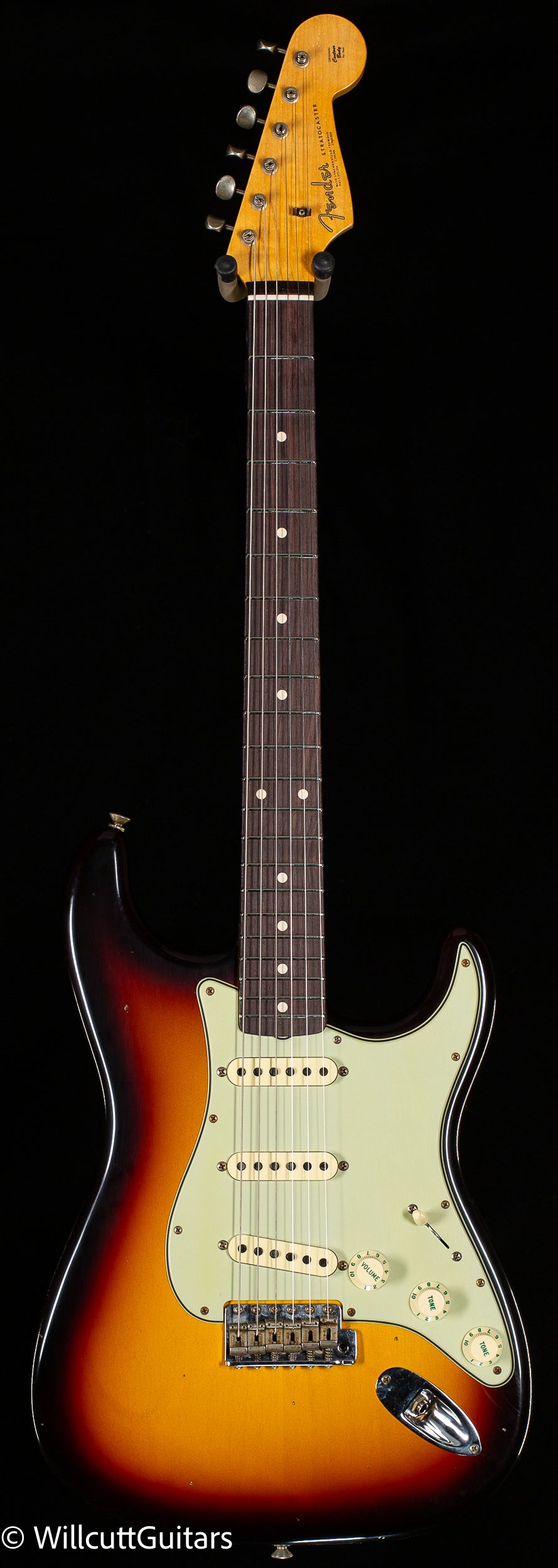 Fender Custom Shop Willcutt True '62 Stratocaster Journeyman Relic 3-Color Sunburst Large C (029)