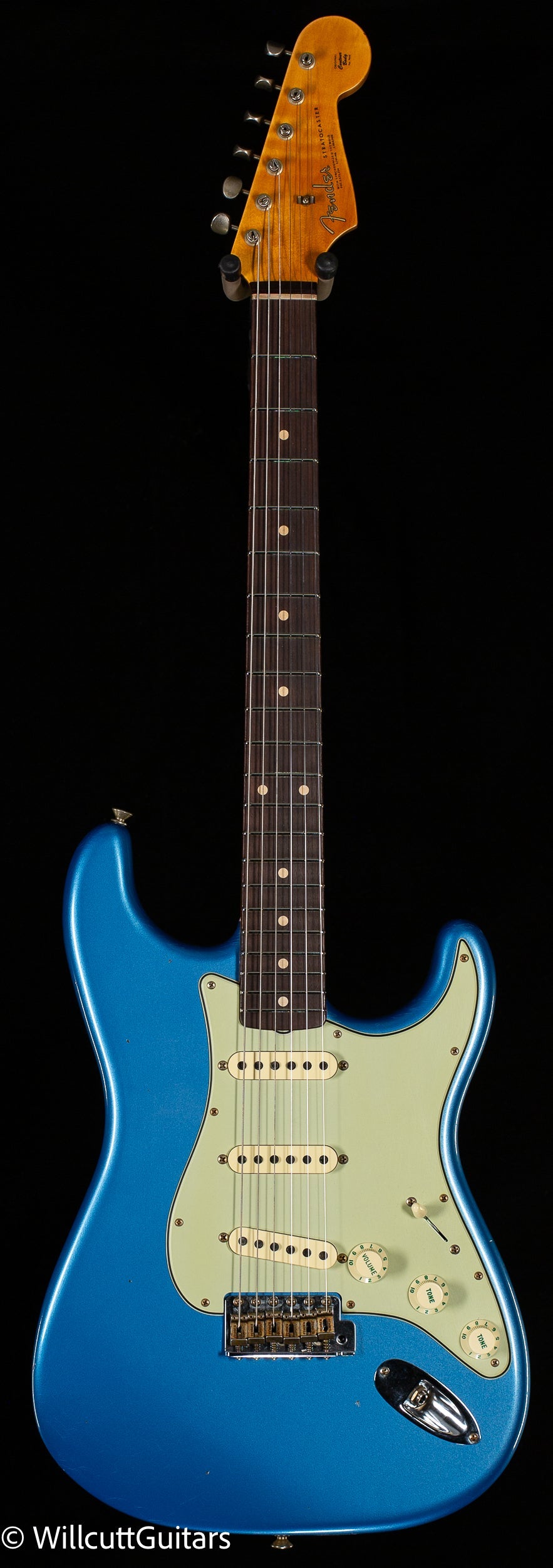 Fender Custom Shop Willcutt True '62 Stratocaster Journeyman Relic Lake Placid Blue '60 Oval C (040)