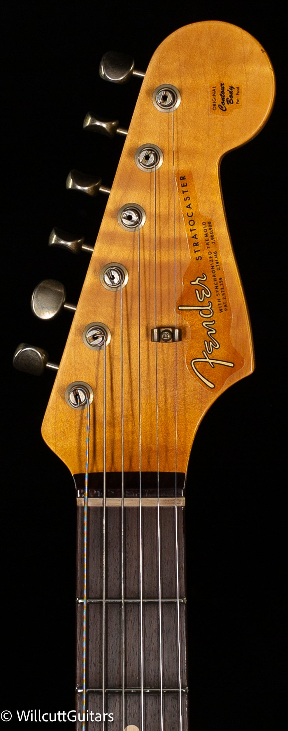 Fender Custom Shop Willcutt True '62 Stratocaster Journeyman Relic Lake Placid Blue '60 Oval C (040)
