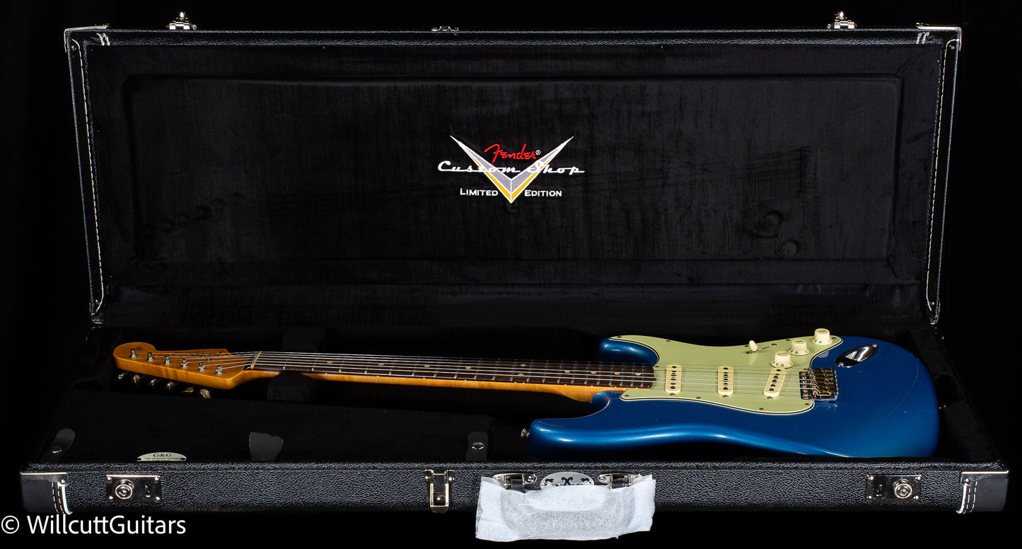 Fender Custom Shop Willcutt True '62 Stratocaster Journeyman Relic Lake Placid Blue '60 Oval C (040)