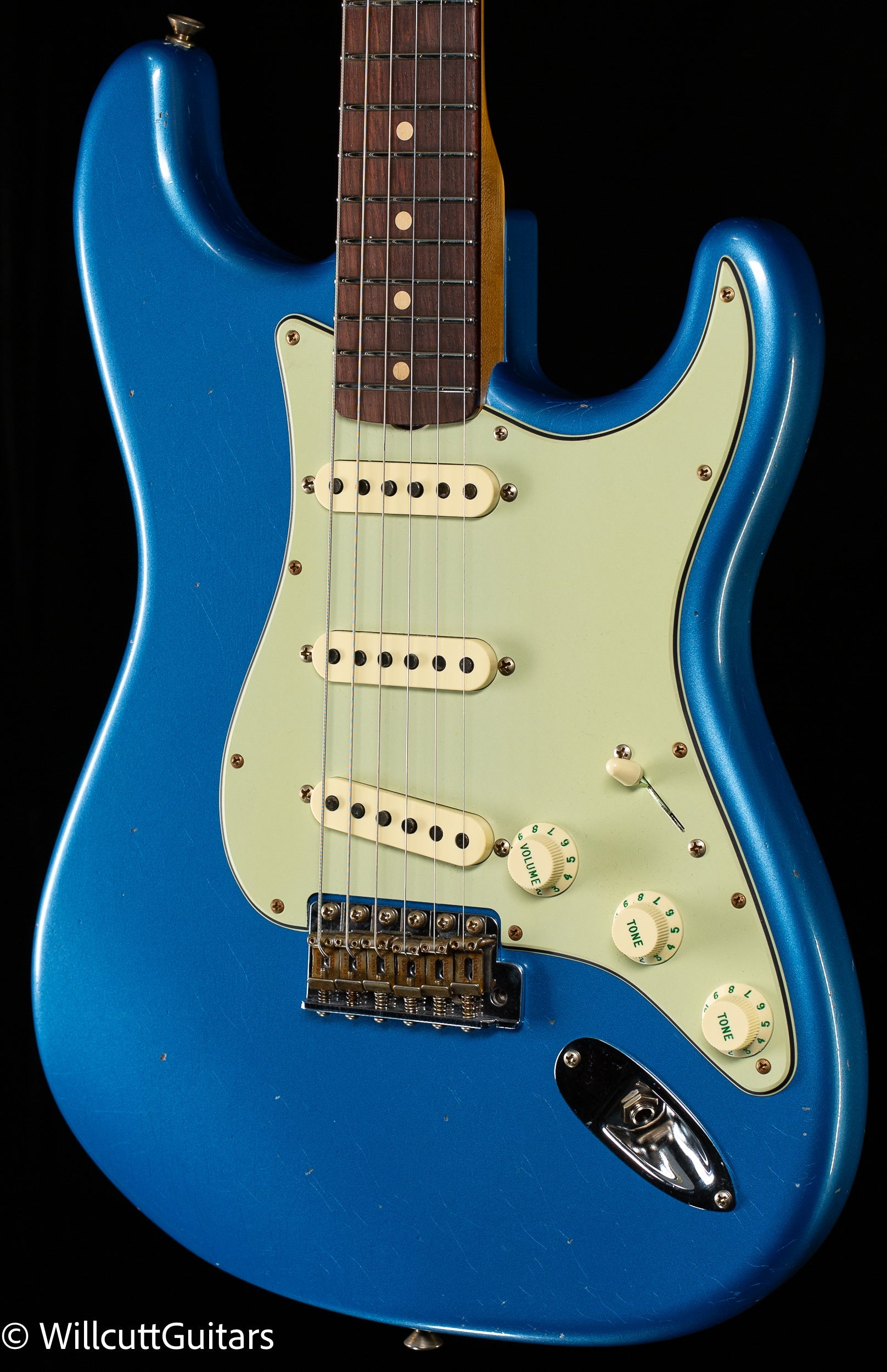 Fender Custom Shop Willcutt True '62 Stratocaster Journeyman Relic Lake Placid Blue 57 V (061)