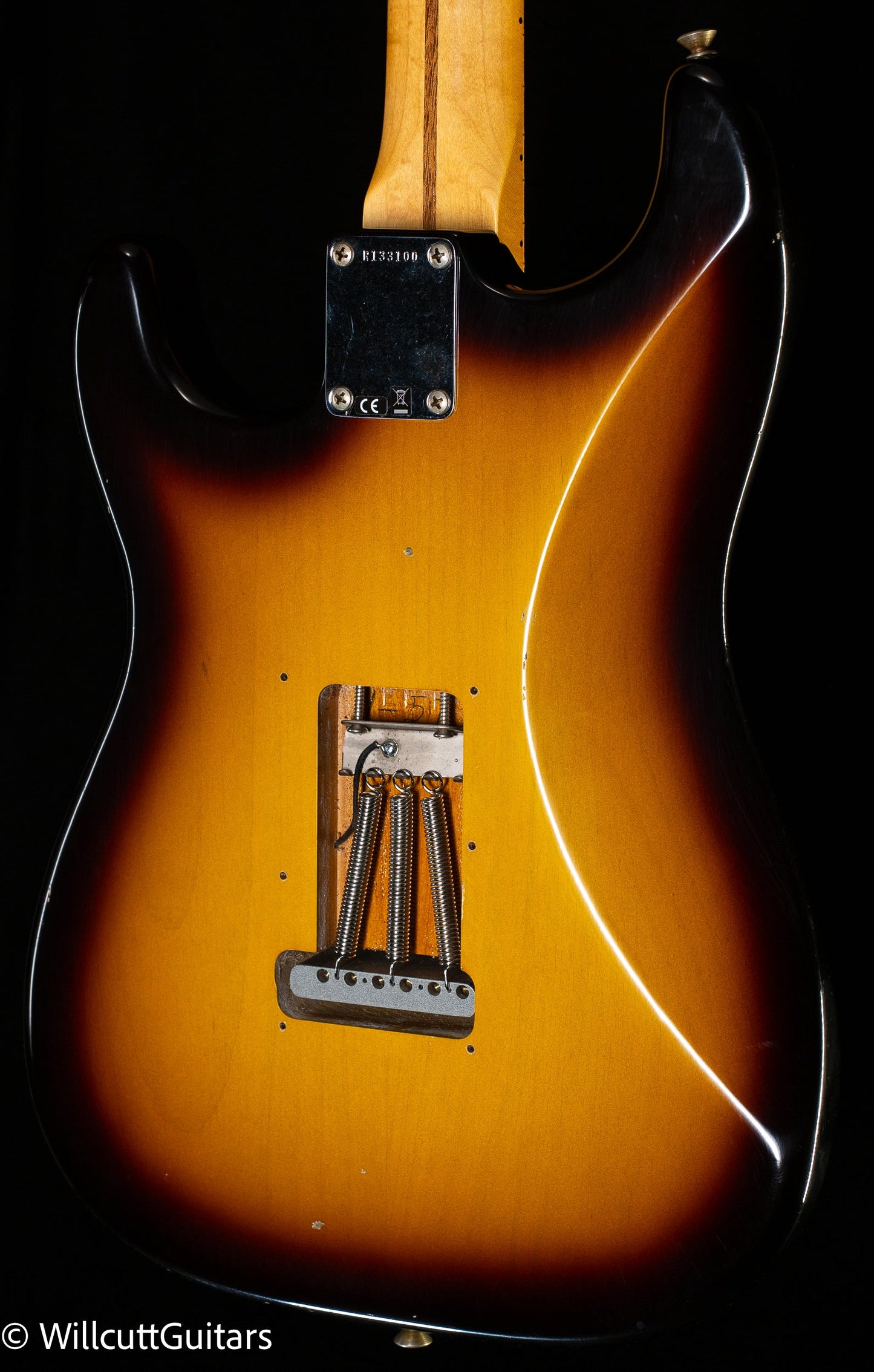 Fender Custom Shop Willcutt True '57 Stratocaster Journeyman Relic 2-Tone Sunburst 65 C (100)