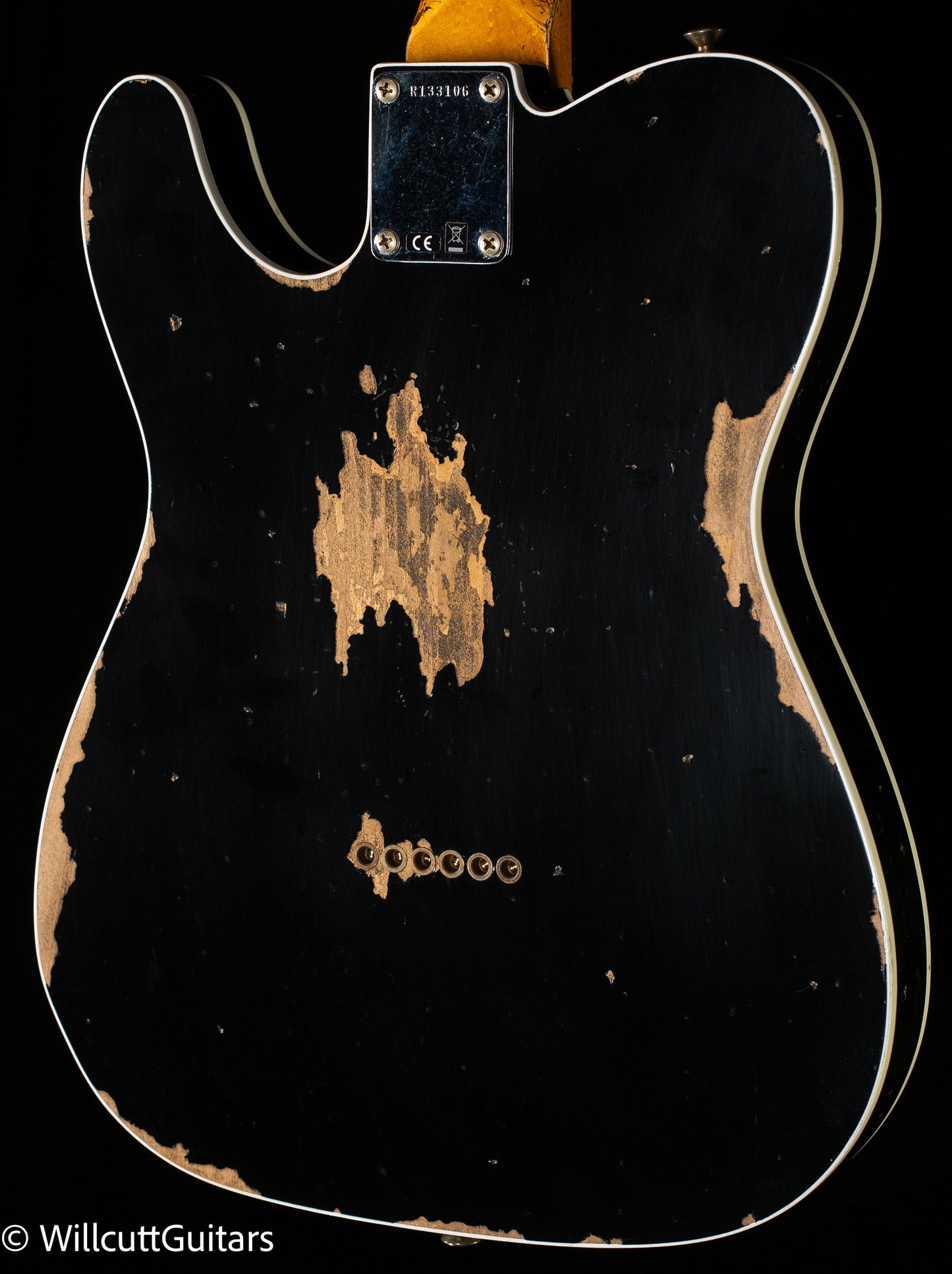 Fender Custom Shop 1960 Telecaster Custom Heavy Relic Black (106)