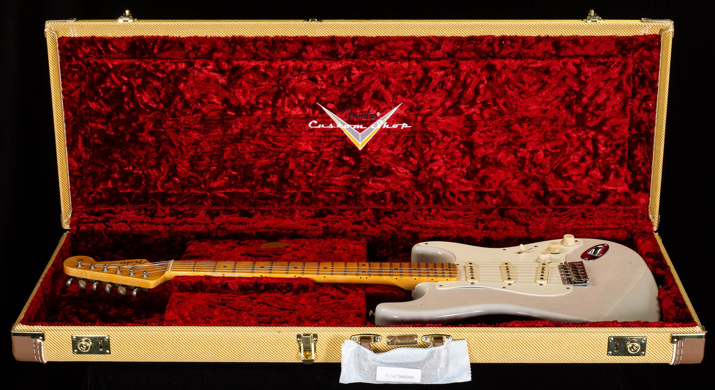 Fender Custom Shop Willcutt True '57 Stratocaster Journeyman Relic White Blonde 65 C  (272)