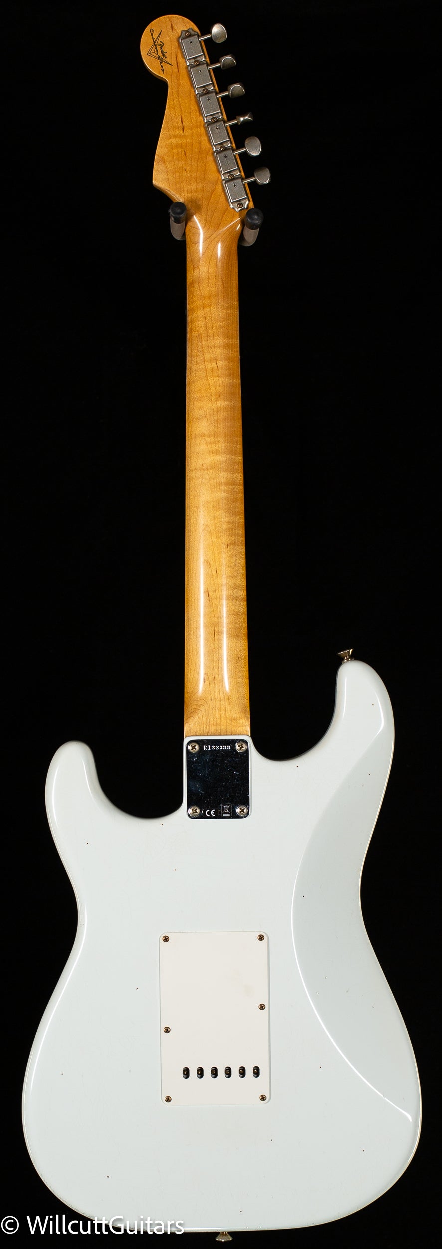 Fender Custom Shop Willcutt True '62 Stratocaster Journeyman Relic Olympic White 59 C (388)