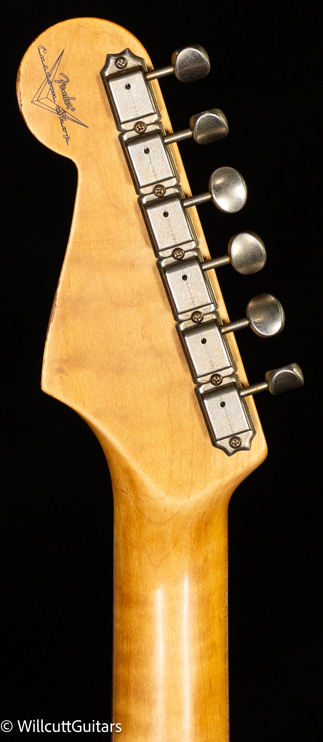 Fender Custom Shop Willcutt True '62 Stratocaster Journeyman Relic Black over 3TS '59 C (396)