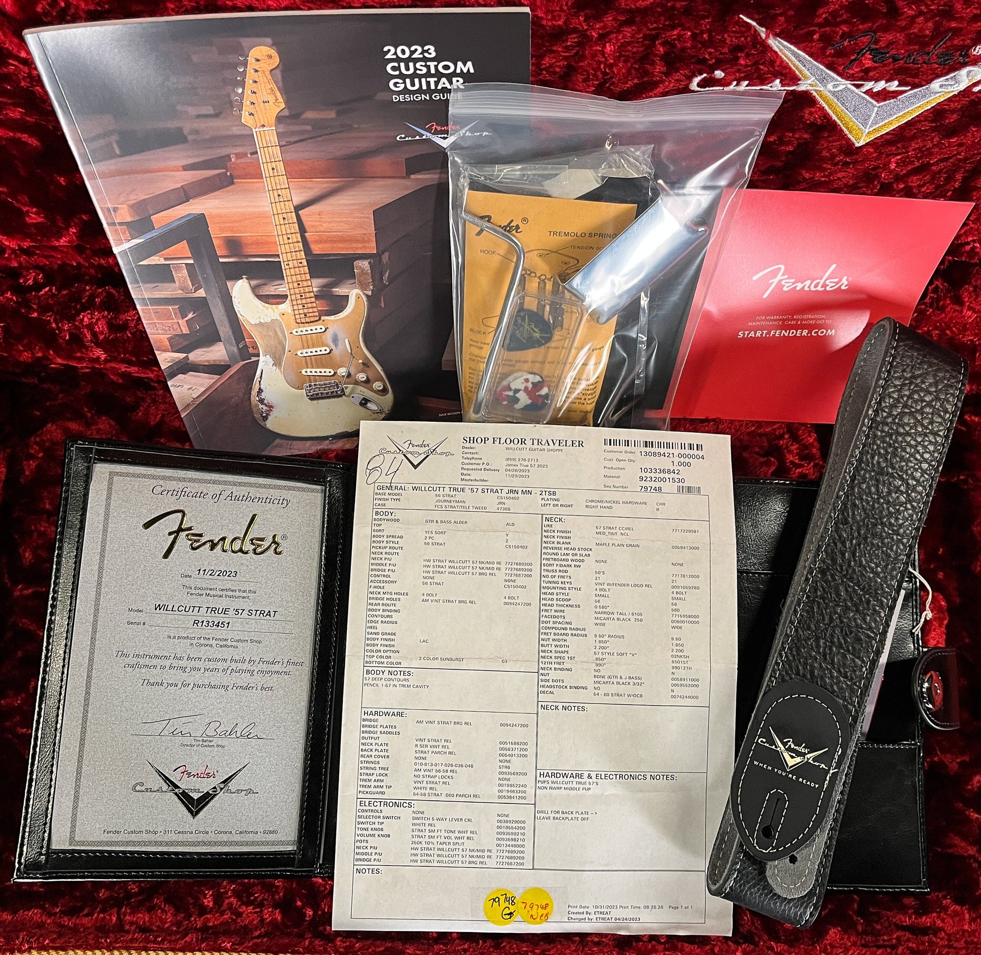 Fender Custom Shop Willcutt True '57 Stratocaster Journeyman Relic 2-Tone Sunburst 57 V (451)