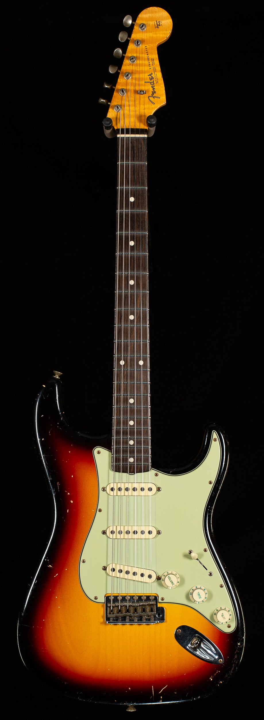 Fender Custom Shop Masterbuilt Dennis Galuzska True '62 Strat Journeyman Olympic White Brazilian 59 C (495)