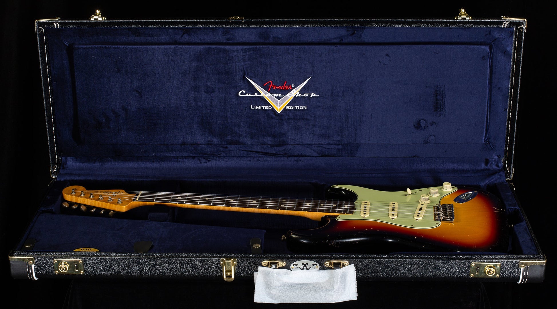 Fender Custom Shop Masterbuilt Dennis Galuzska True '62 Strat Journeyman Olympic White Brazilian 59 C (495)