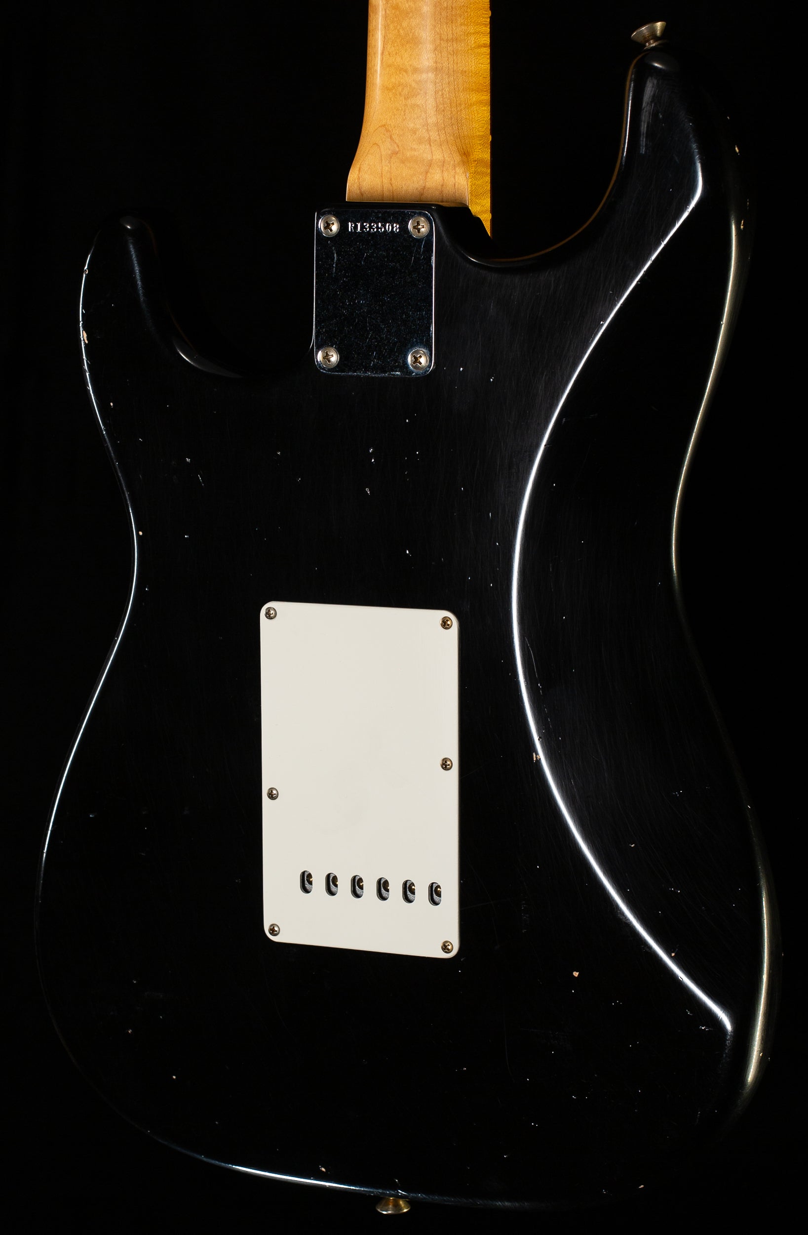 Fender Custom Shop Masterbuilt Dennis Galuzska True '62 Strat Journeyman Relic Black Brazilian 59 C (508)