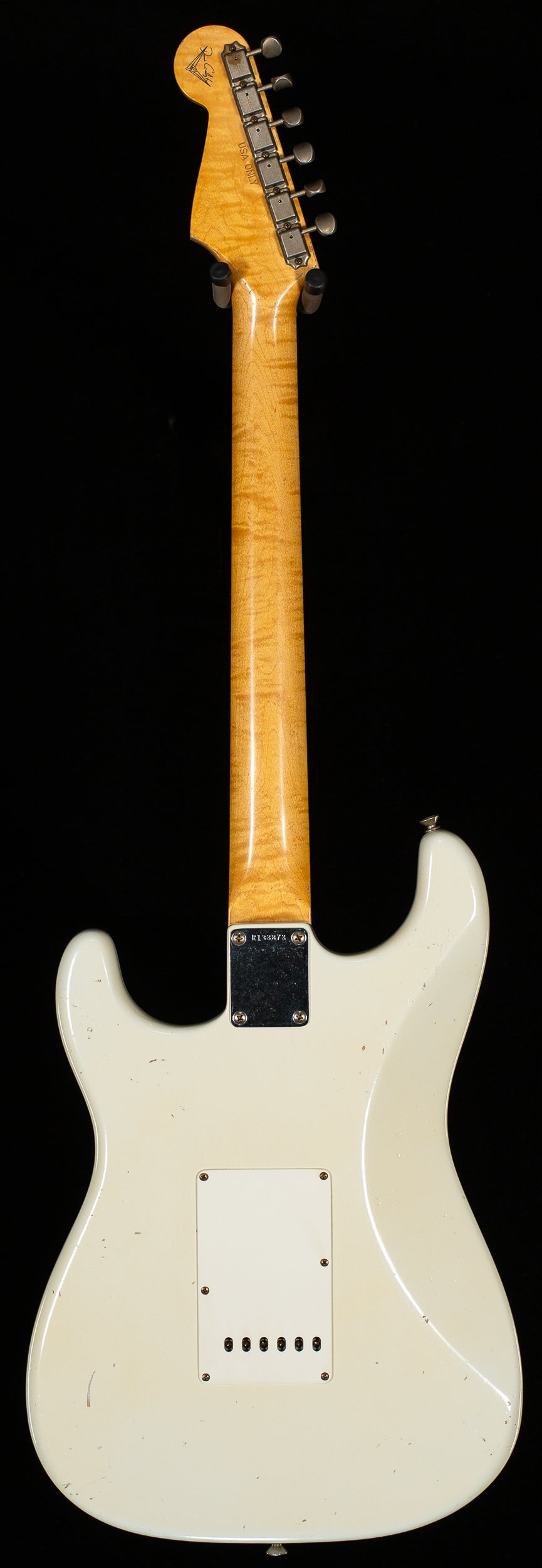 Fender Custom Shop True '62 Strat Journeyman Relic Masterbuilt Dennis Galuszka Olympic White Brazilian '59 C (873)