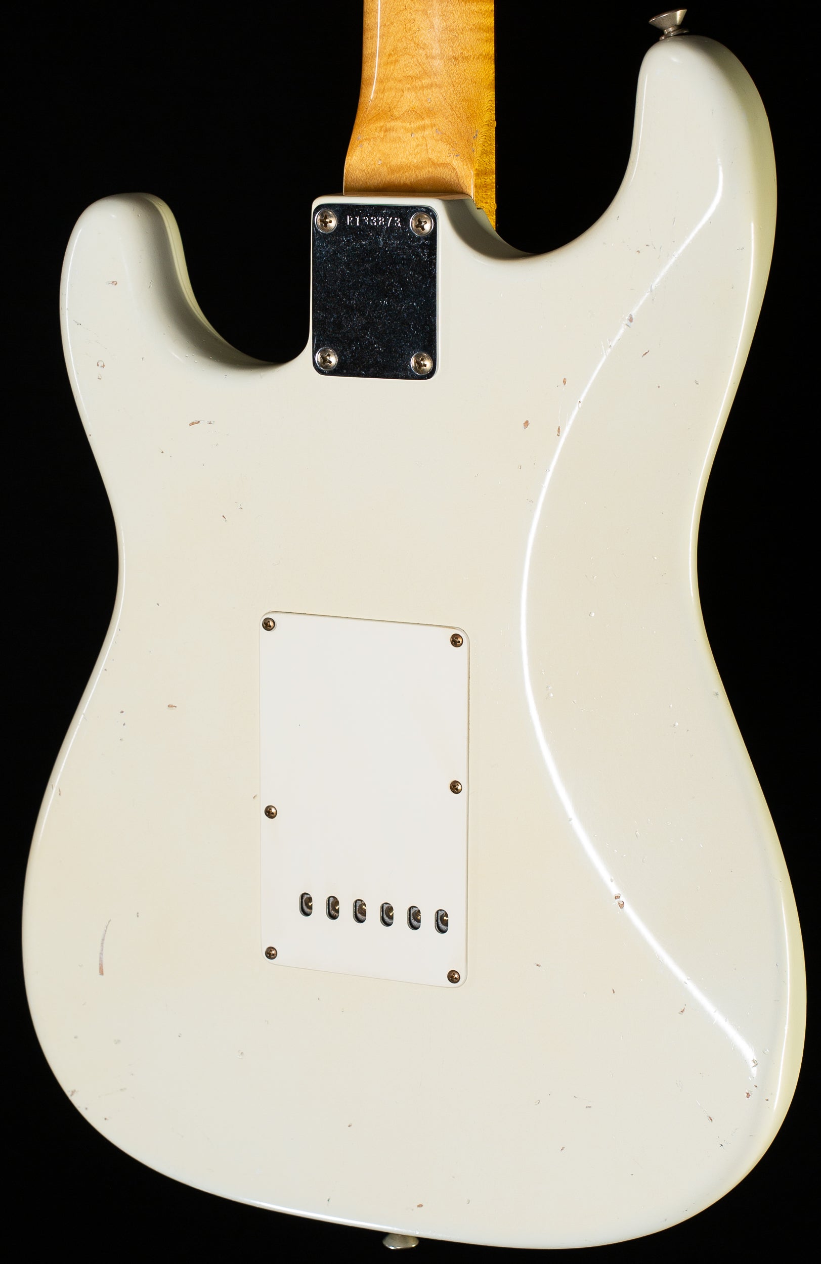 Fender Custom Shop True '62 Strat Journeyman Relic Masterbuilt Dennis Galuszka Olympic White Brazilian '59 C (873)