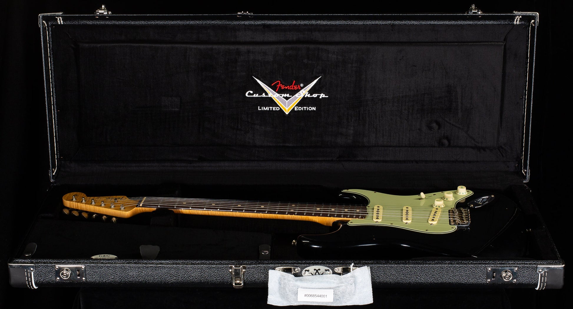 Fender Custom Shop Willcutt True '62 Stratocaster Journeyman Relic Black Large C (227)